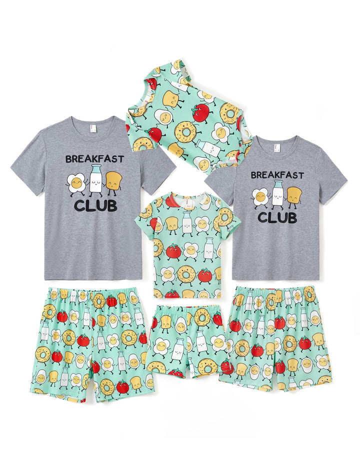 PATPAT Family Matching Short Sleeve Pajama Sets - Perfect for Family Photos & Holiday Celebrations