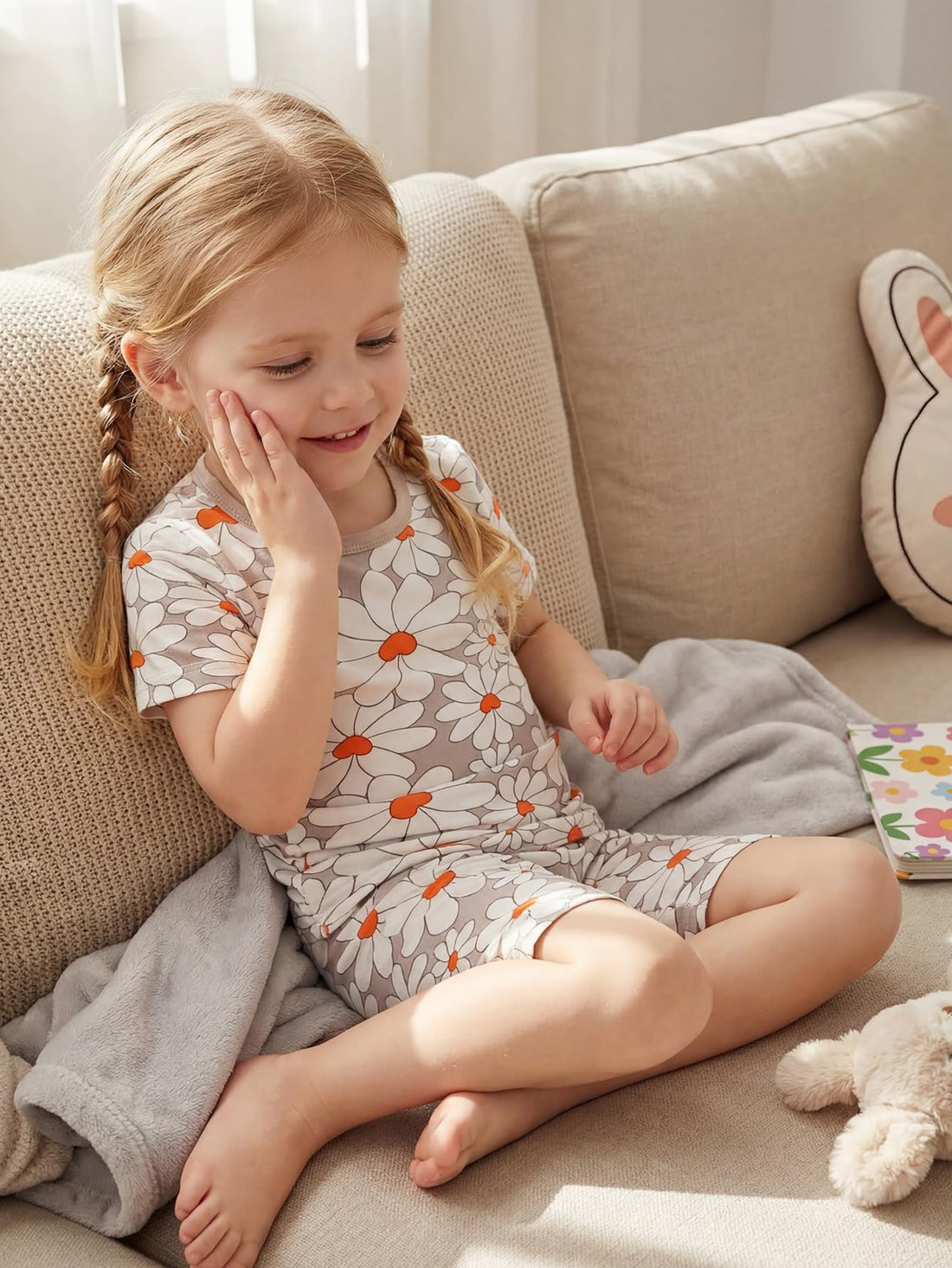 MOSSRIVER Family Pajamas Matching Sets Long Sleeve Henley Shirts Button Down Graphic Tops Cute Pjs Pants Sets Holiday Outfits