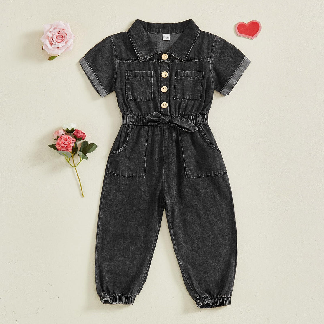 Summer Toddler Girl Jumpsuit Shorts Little Girl Overalls Clothes Baby Jean Romper Jumpsuit One Piece Outfit WEBE CLOTHING
