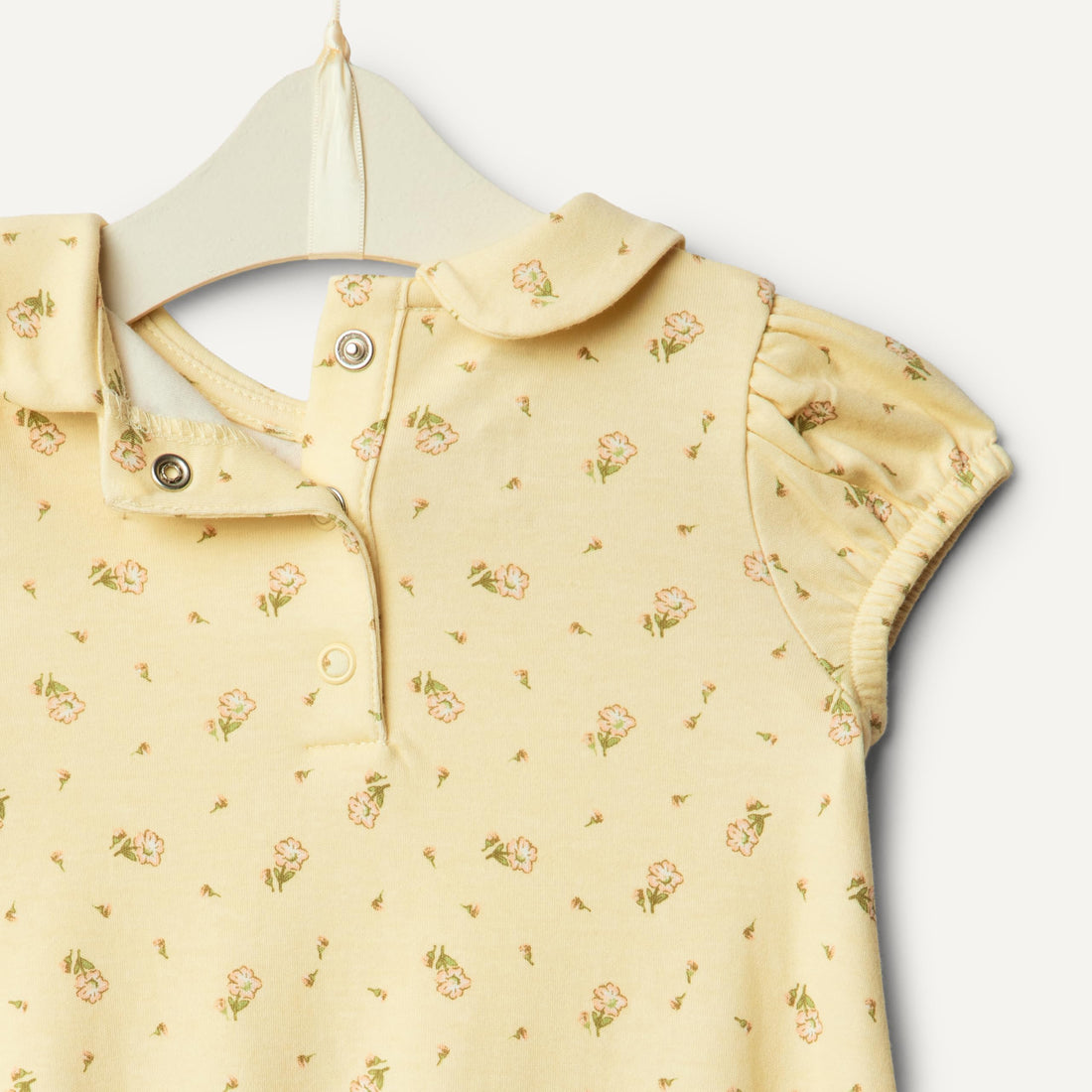 Amazon Essentials x Sofia Grainge Baby Girls' Cotton Short Sleeve Romper with Peter Pan Collar WEBE CLOTHING