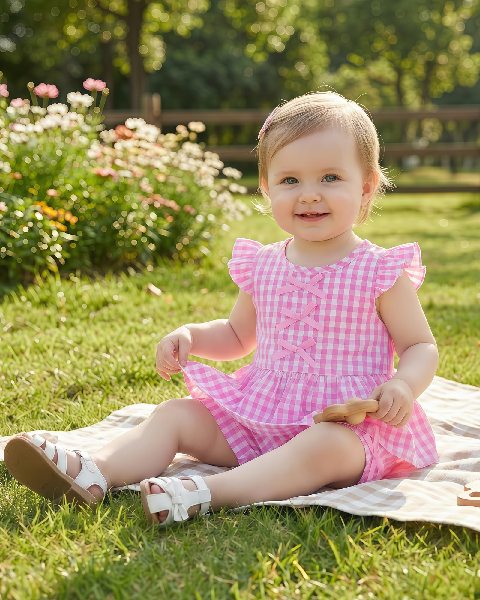 Jecson Toddler Baby Girl Summer Clothes Cotton Ruffled Sleeve Shirt Tops and Shorts Set Outfits 12Months-4T WEBE CLOTHING