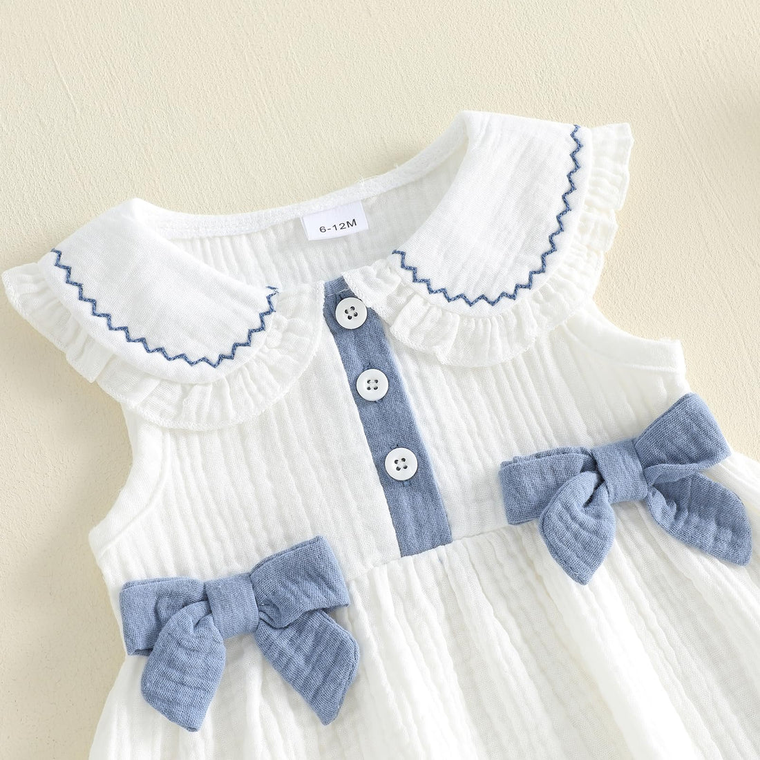 Amnnchya Toddler Girl Clothes Baby Summer Spring Outfits Cute Bow Button Smocked Ruffle Sleeve Tops ＋ Girls Shorts Set WEBE CLOTHING