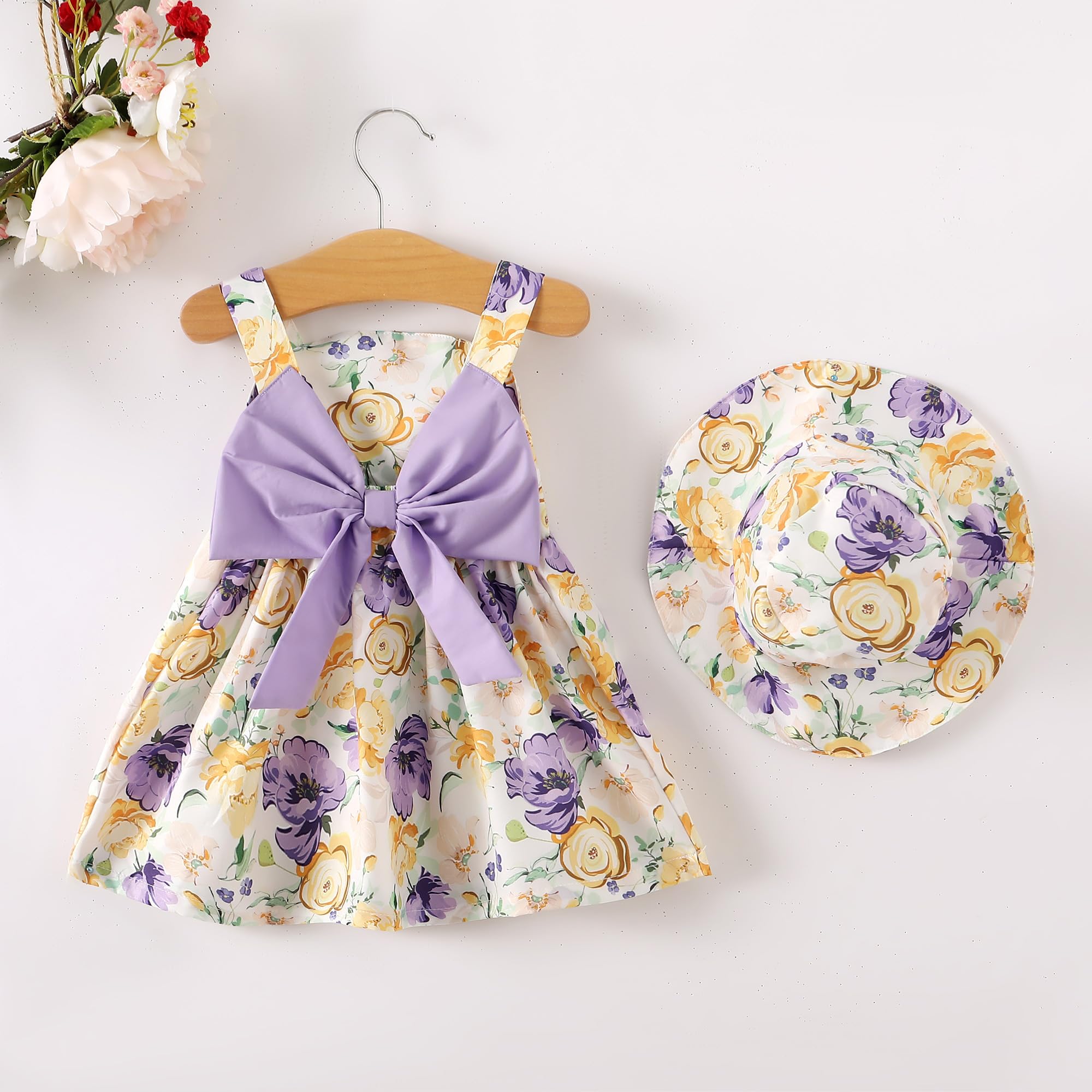 Newborn Infant Baby Girl Dress Toddler Girl Clothes Halter Backless Sleeveless Flower Sundress Summer Dresses for Girl WEBE CLOTHING