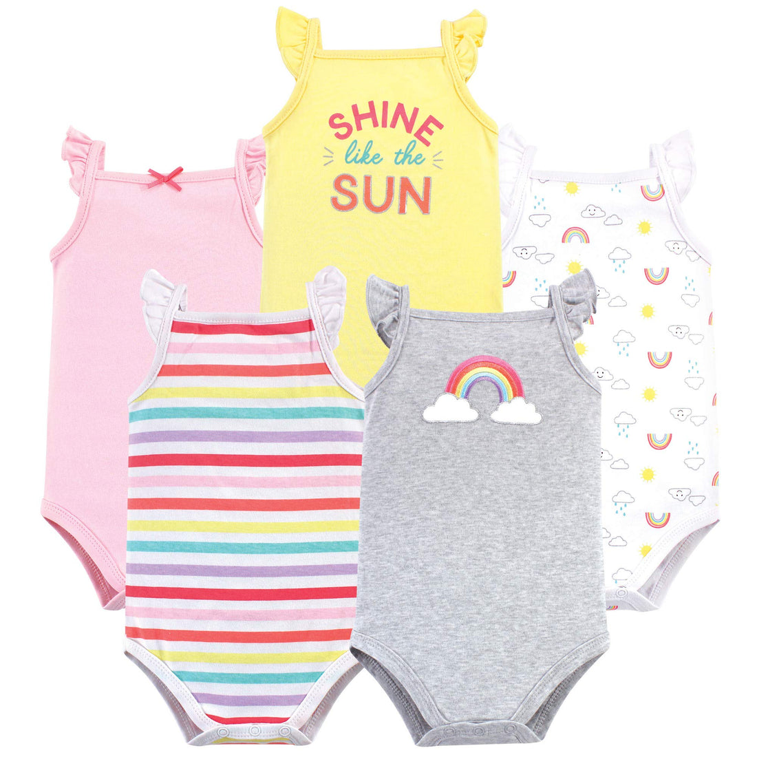 Hudson Baby Unisex Baby Cotton Sleeveless Bodysuits WEBE CLOTHING