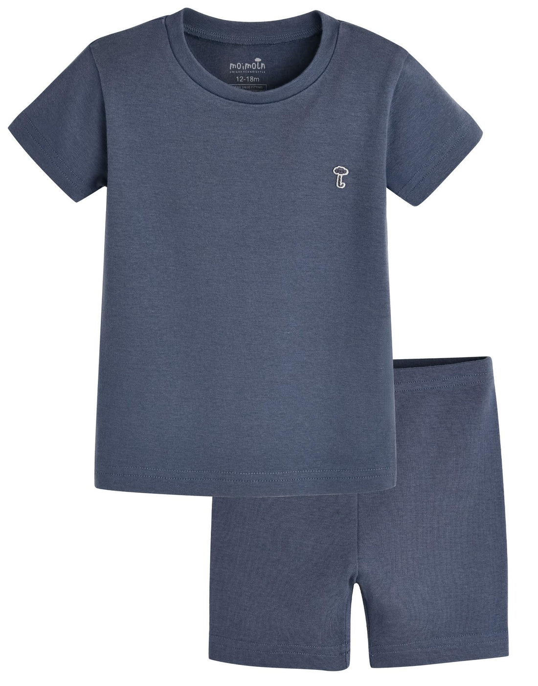 moimoln 6M-8Y Baby Toddler Pajamas Cotton Blend Summer PJs Short Sleeve Snug Fit WEBE CLOTHING