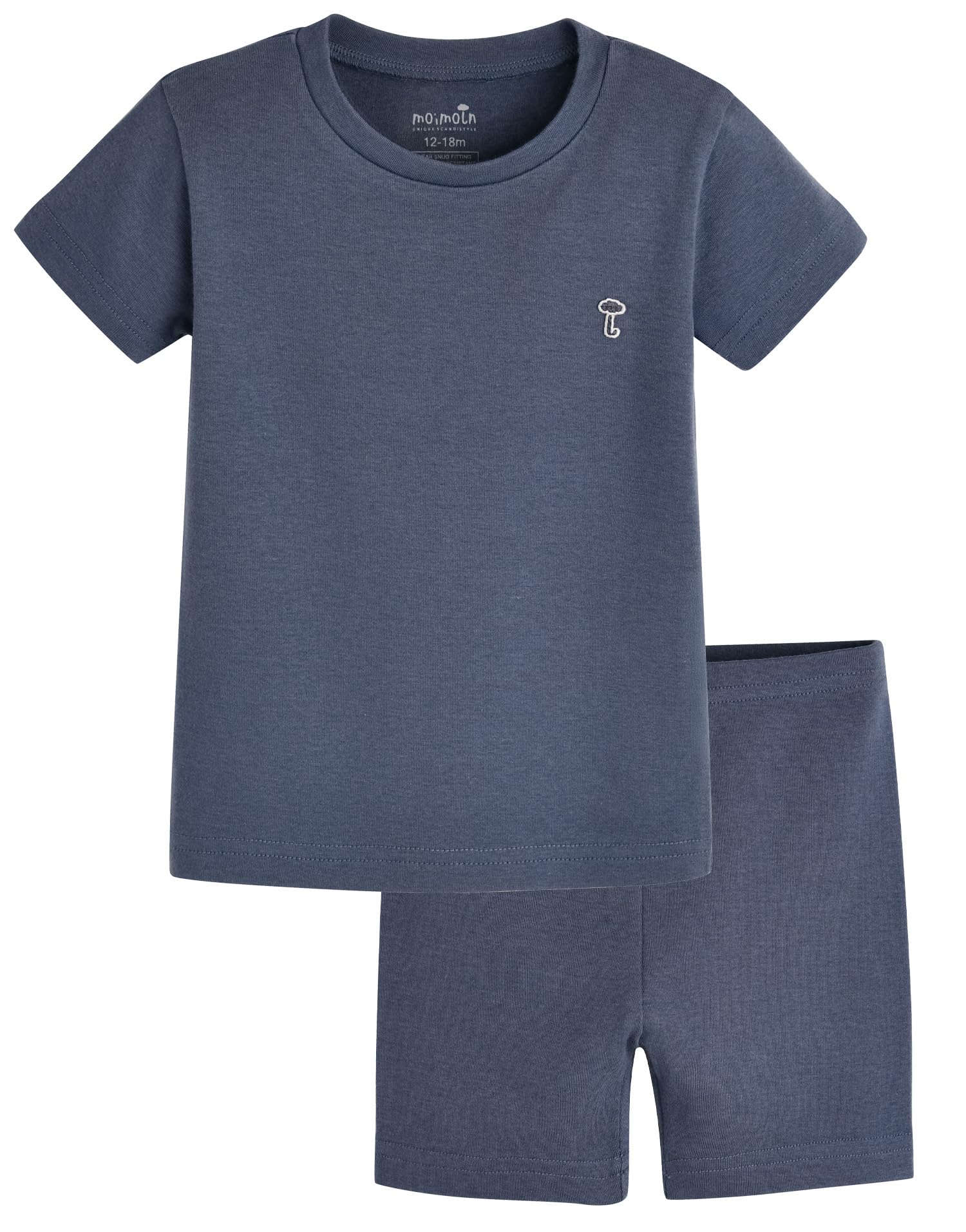 moimoln 6M-8Y Baby Toddler Pajamas Cotton Blend Summer PJs Short Sleeve Snug Fit WEBE CLOTHING