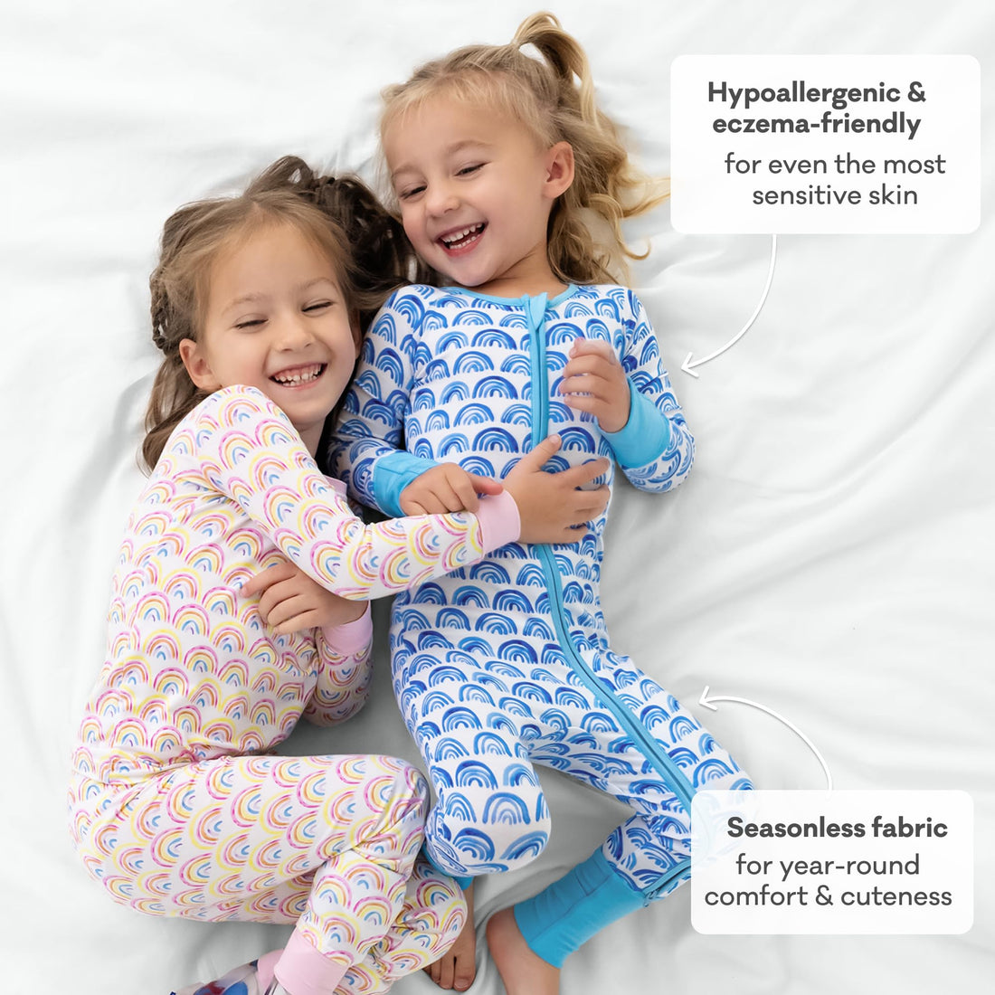 Little Sleepies Pajamas for Baby Boys & Girls, Viscose from Bamboo Baby Pajamas, Snug Sleeper, 2-Way Zipper, Micropreemie