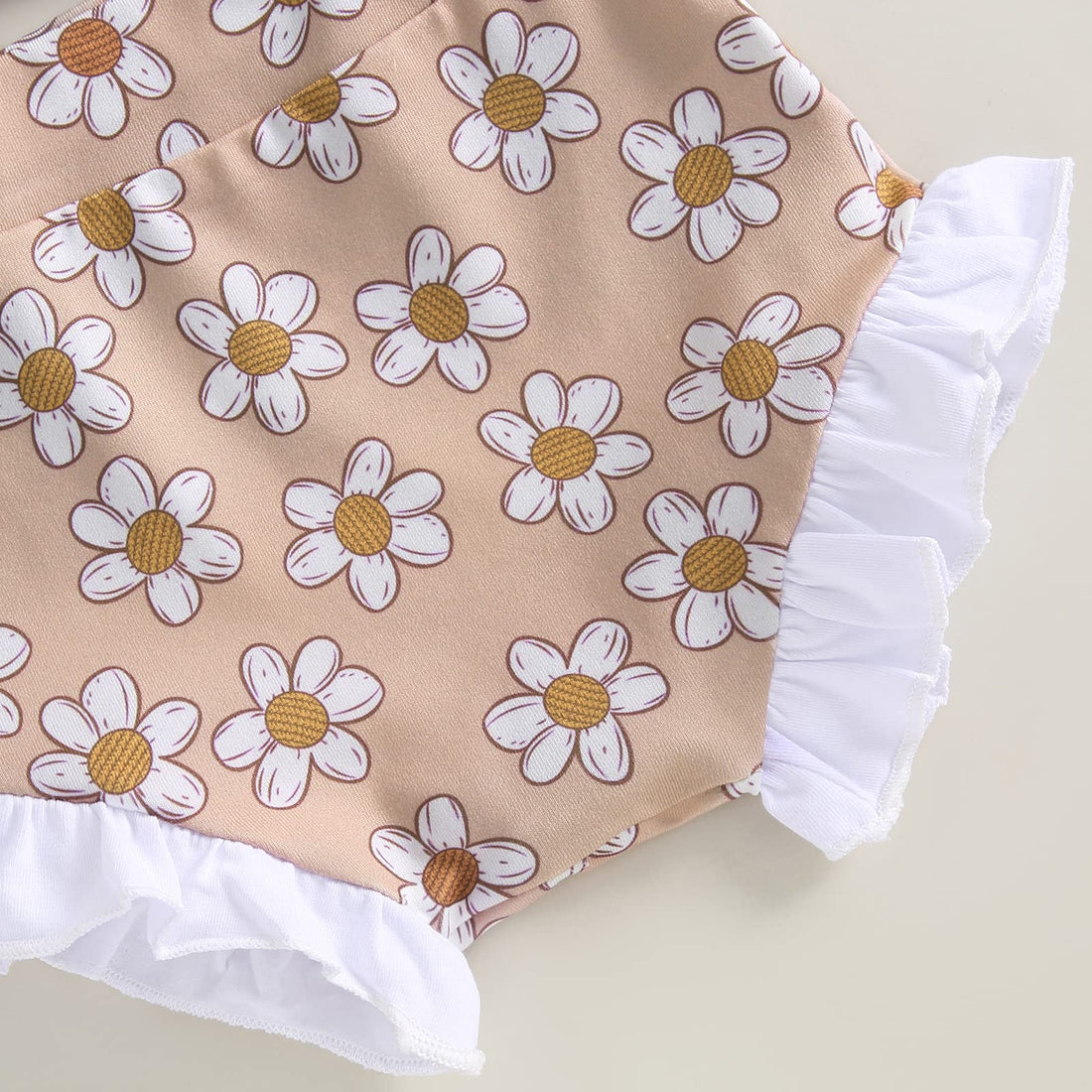 Newborn Baby Girl Summer Clothes Boho Infant Sleeveless Romper Bodysuit Shorts Headband 3Pcs Outfits WEBE CLOTHING