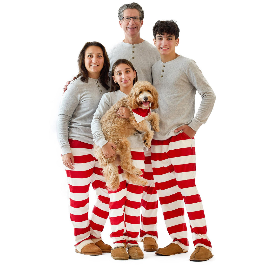 Butterblu JAMIE Matching Family Jammies Christmas Pajamas Organic Cotton PJs Womens, Mens, Kids, Toddlers, Baby, Pets