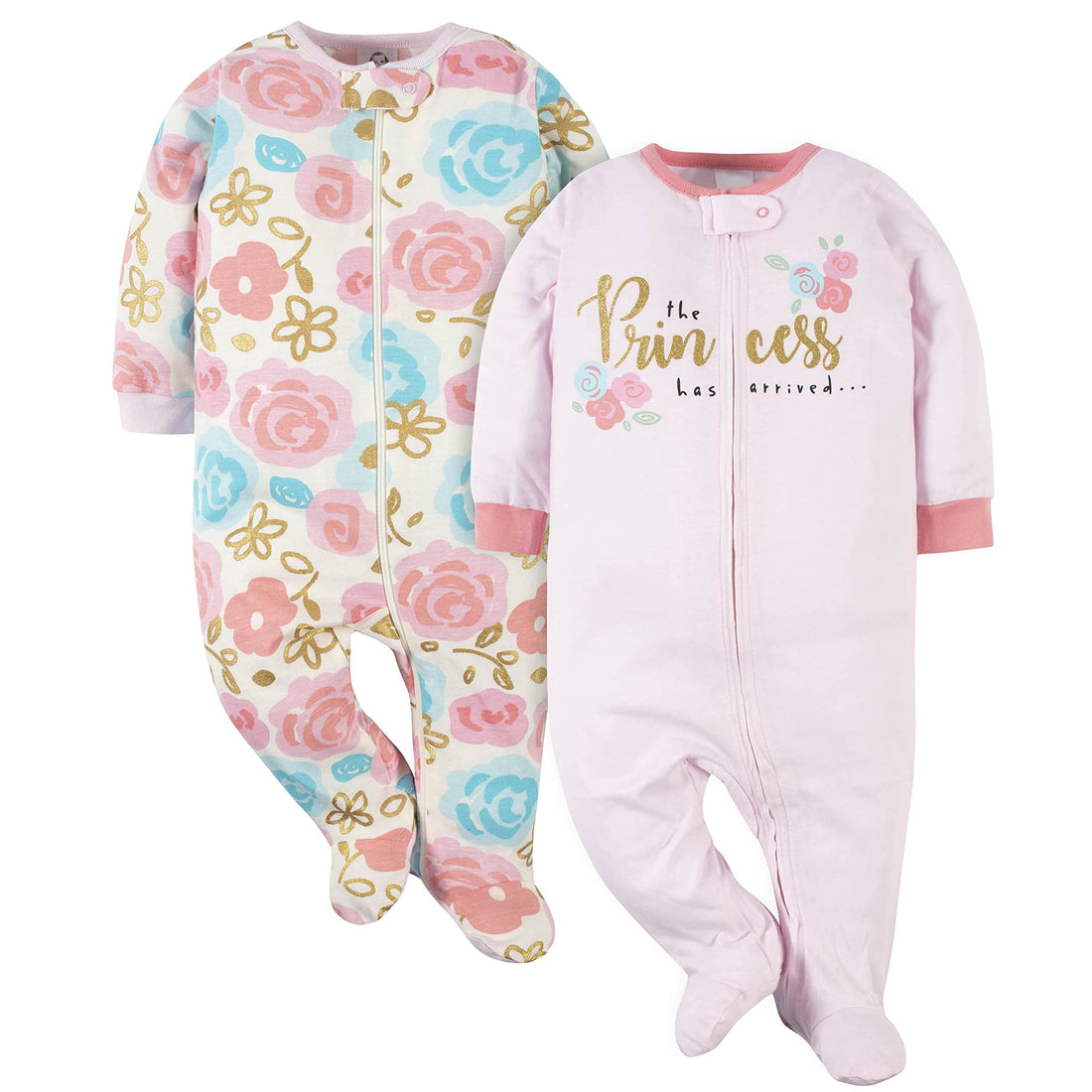 Gerber Baby Girls 2-Pack Sleep ‘N Play
