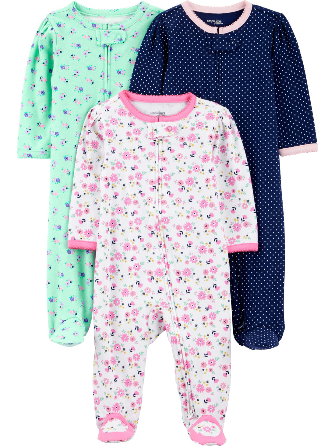 Simple Joys by Carter's Baby 3-Pack Neutral Sleep and Play
