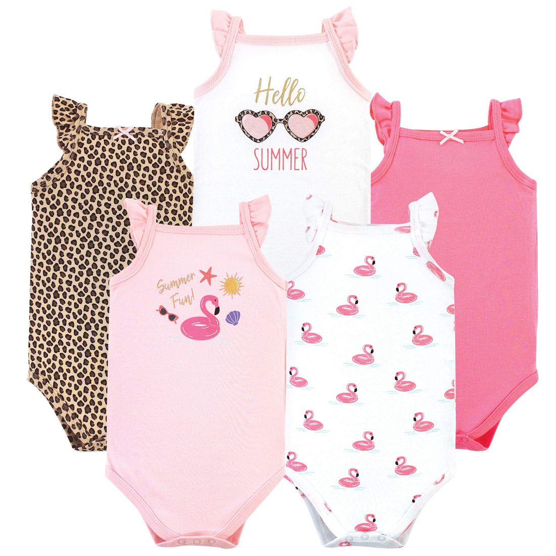 Hudson Baby Unisex Baby Cotton Sleeveless Bodysuits WEBE CLOTHING