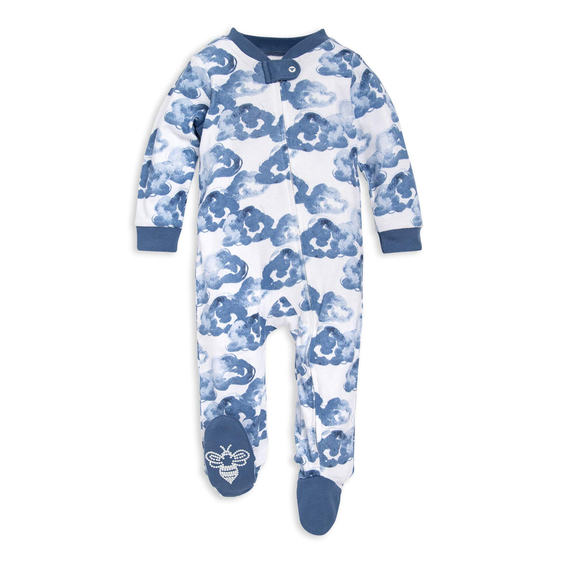 Burt's Bees Baby Organic Cotton Sleep and Play Footed Pajamas for Boys