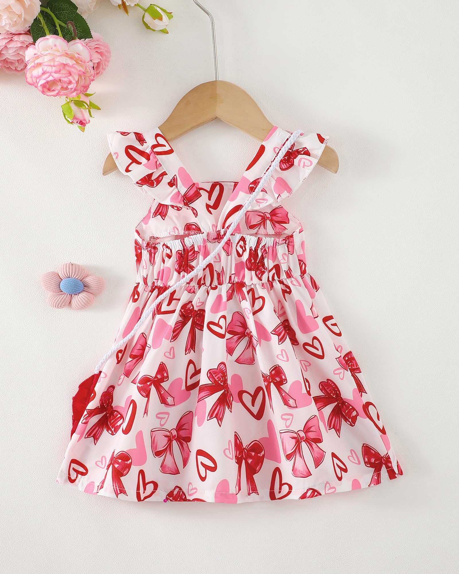 Mioglrie Baby Girl Clothes Newborn Dress Summer Toddler Girls' Clothing Casual Sundress with Cute Bag Infant Outfits WEBE CLOTHING