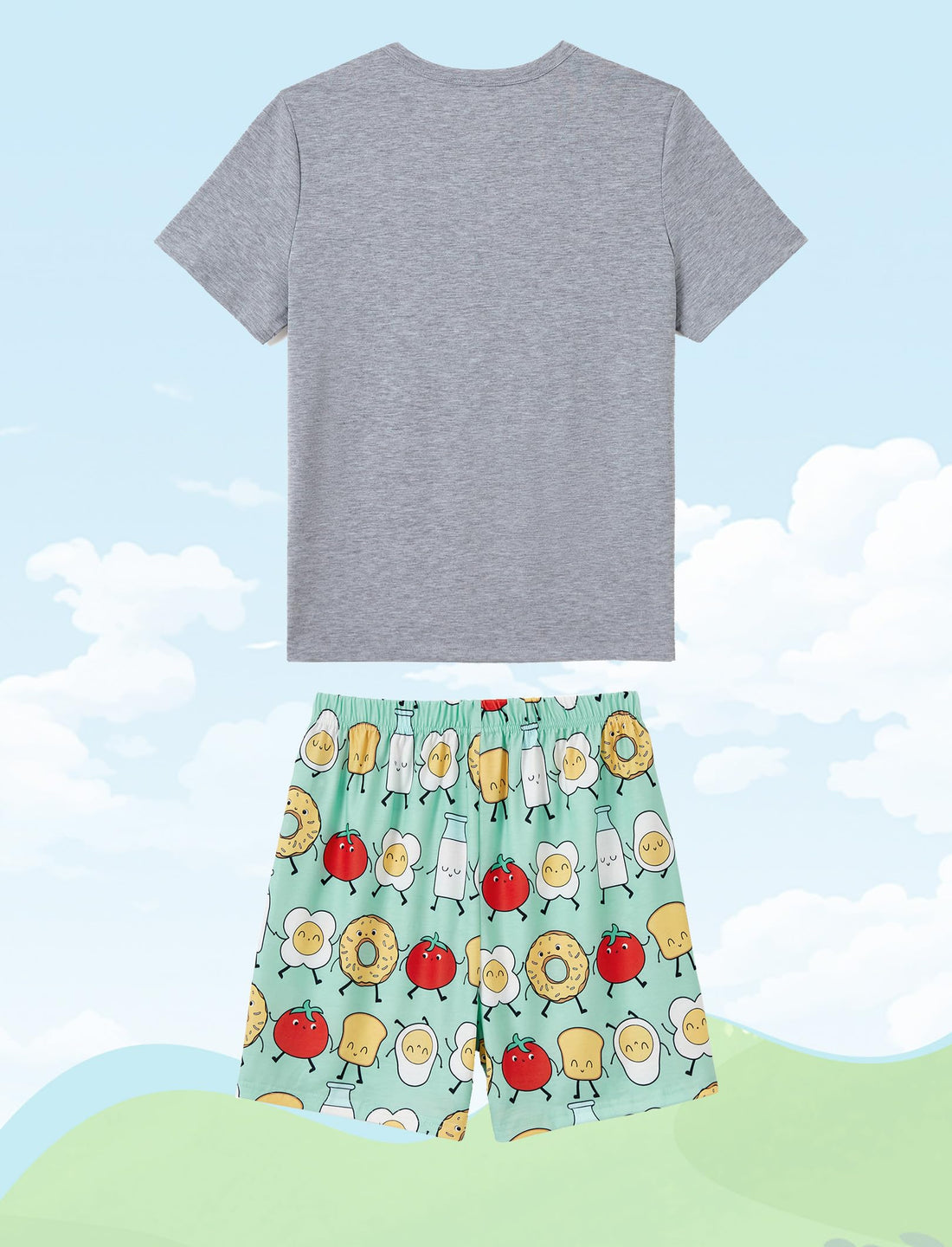 PATPAT Family Matching Short Sleeve Pajama Sets - Perfect for Family Photos & Holiday Celebrations WEBE CLOTHING