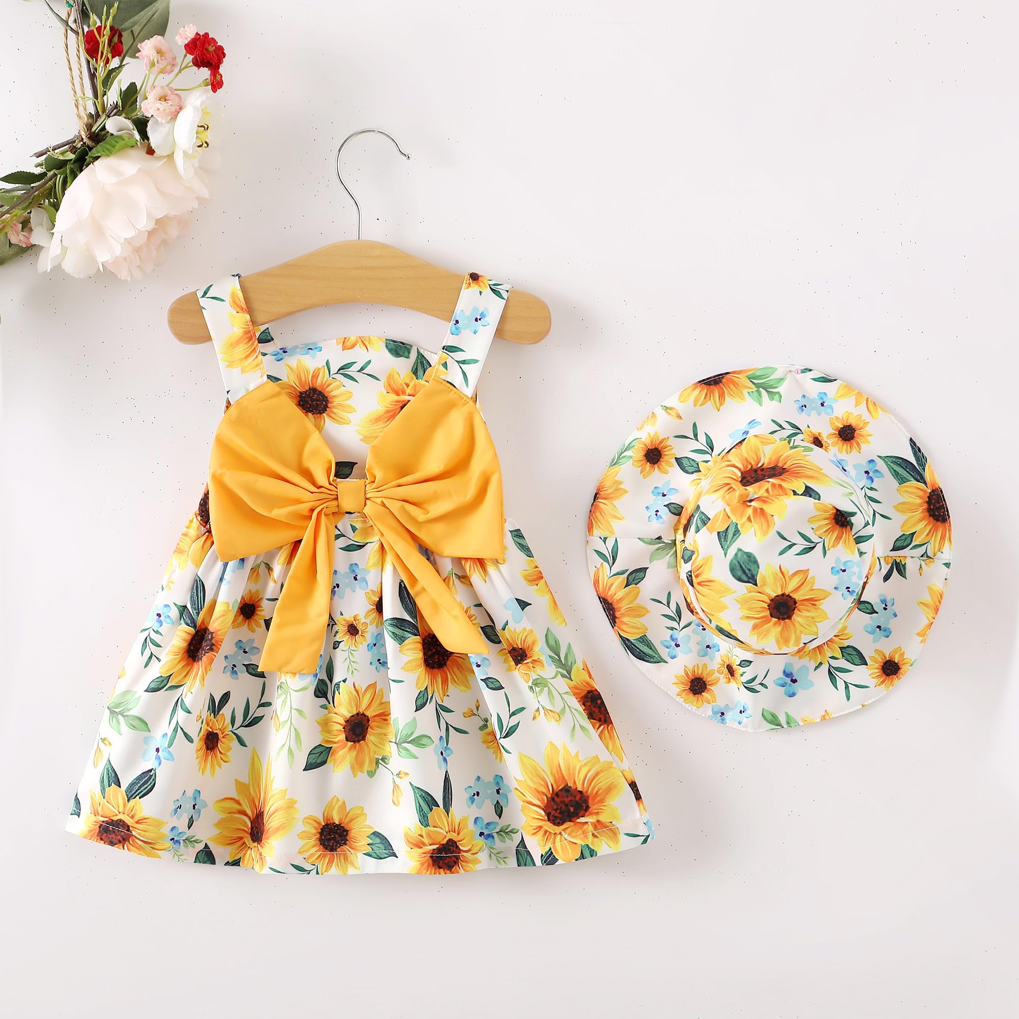 Newborn Infant Baby Girl Dress Toddler Girl Clothes Halter Backless Sleeveless Flower Sundress Summer Dresses for Girl WEBE CLOTHING