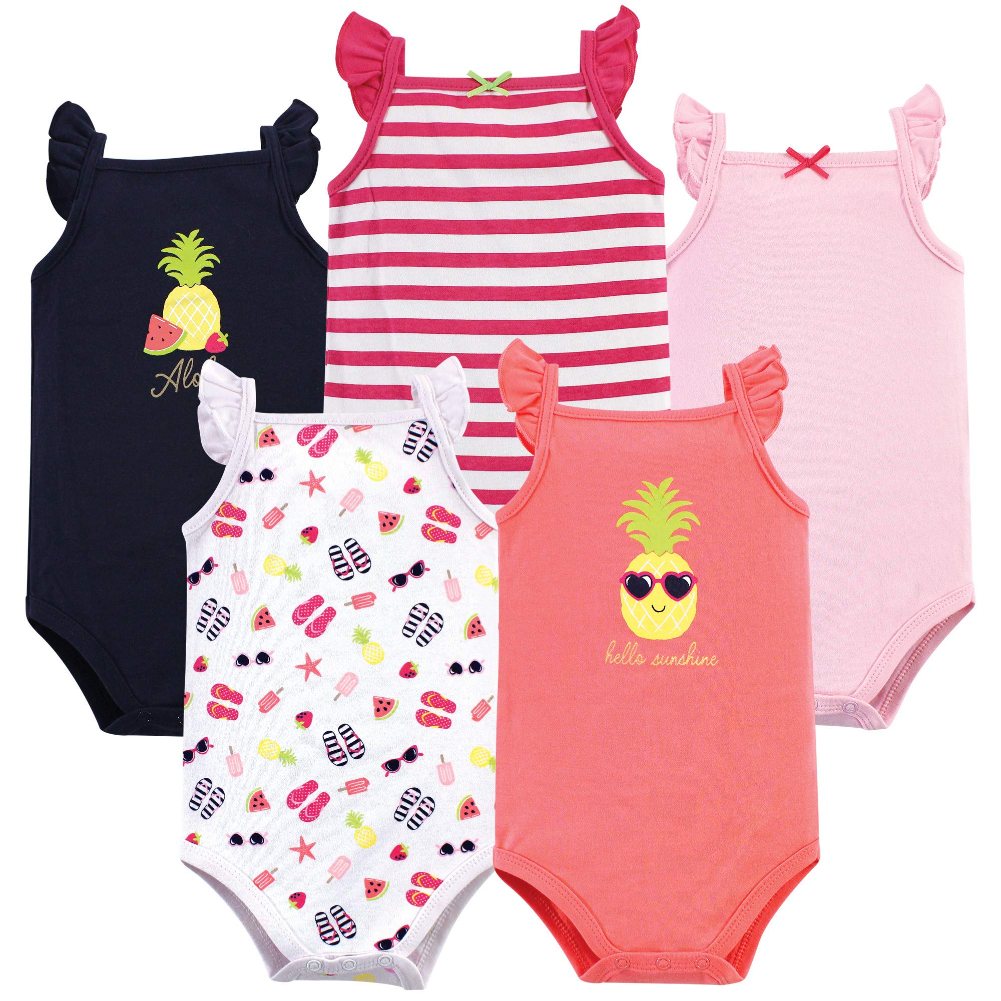 Hudson Baby Unisex Baby Cotton Sleeveless Bodysuits WEBE CLOTHING