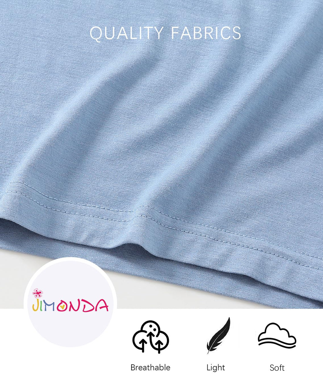 Jimonda Baby Boys Girls Pajama Sets Kid Soft Sleepwear Rayon From Bamboo Sleepwear Short Sleeve 4-Piece Cool Jammies 18M-12Y