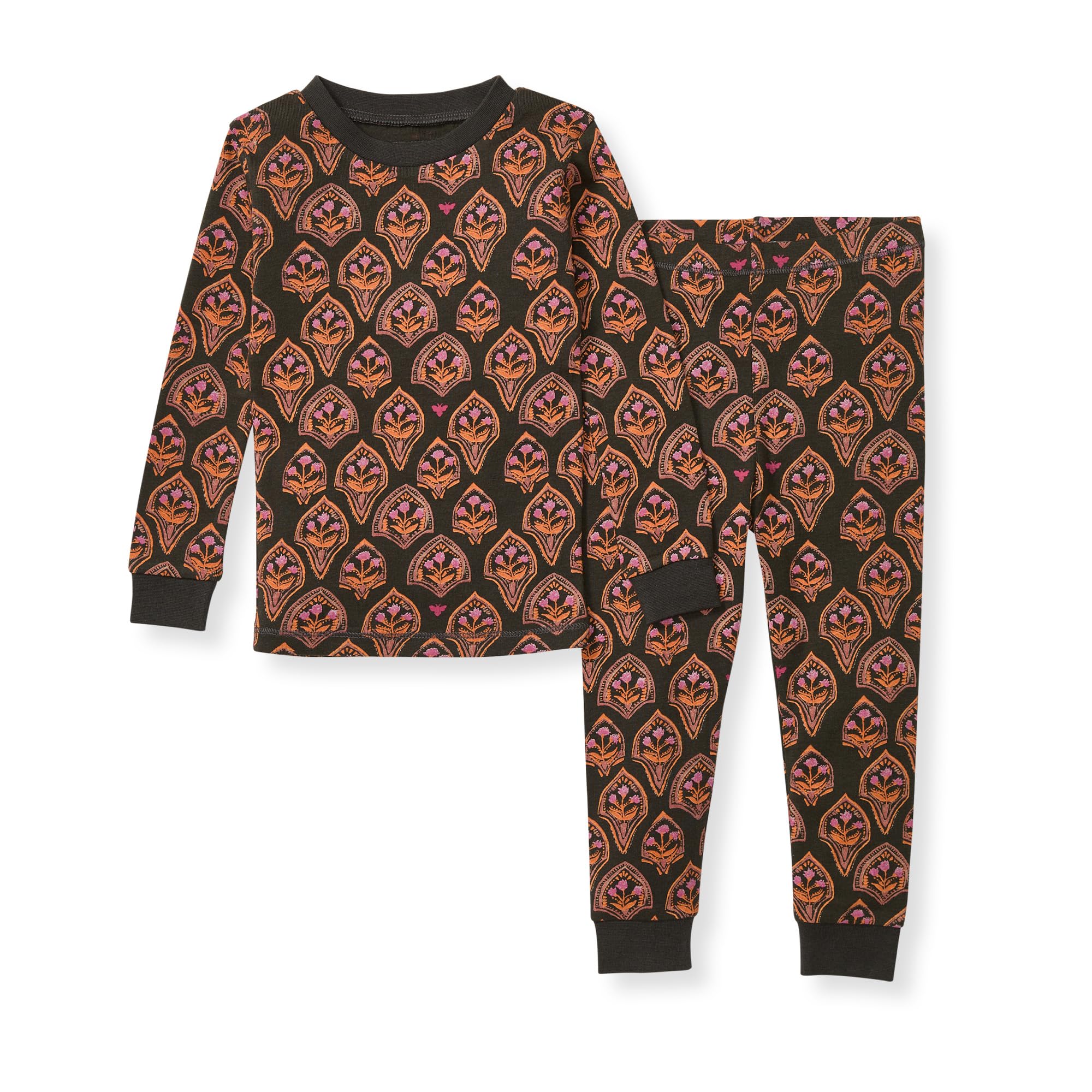 Burt's Bees Baby Organic Cotton Pajamas for Girls,100% Cotton Pajama Set