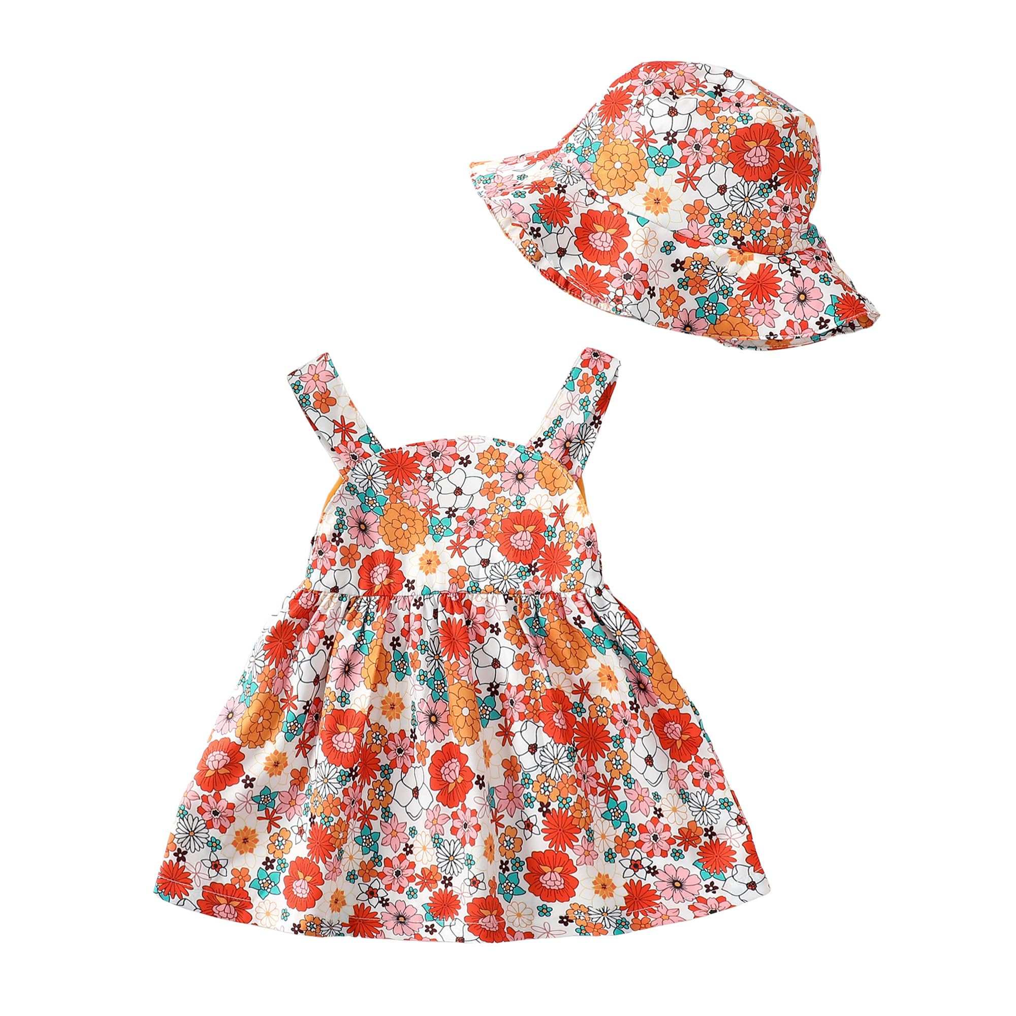 Newborn Infant Baby Girl Dress Toddler Girl Clothes Halter Backless Sleeveless Flower Sundress Summer Dresses for Girl WEBE CLOTHING
