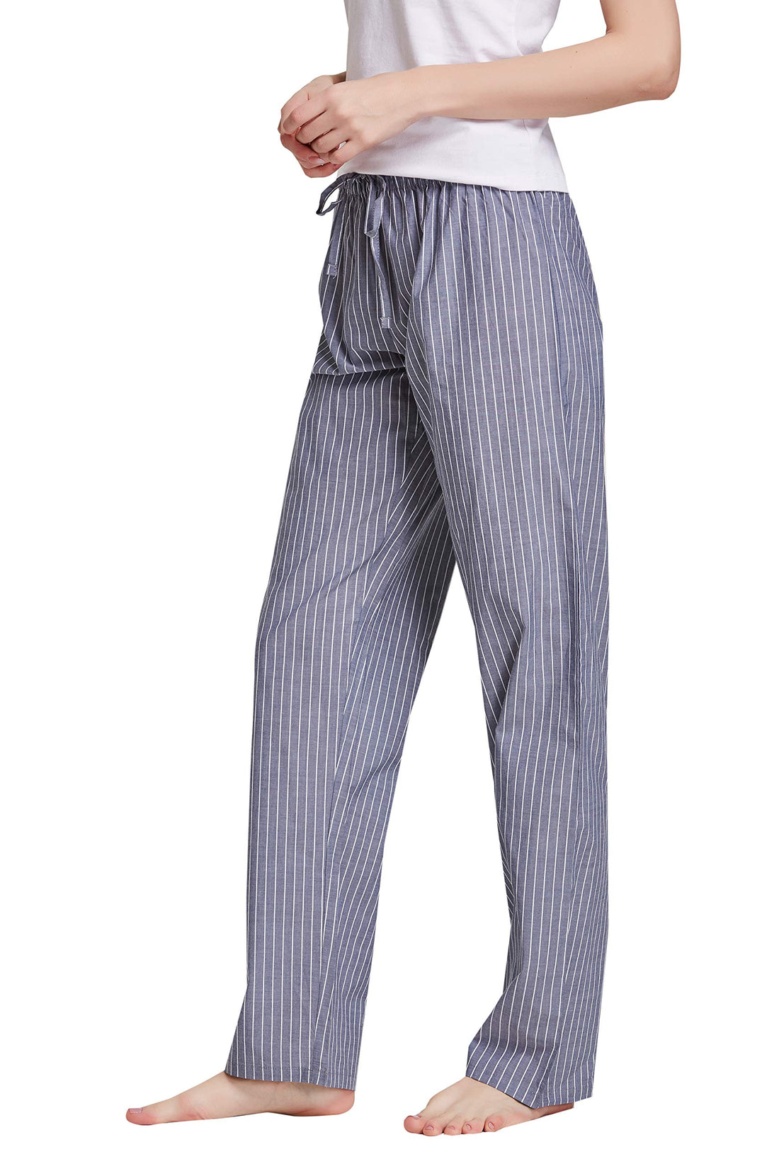 CYZ Women's 100% Cotton Woven Poplin Sleep Pajama Pants