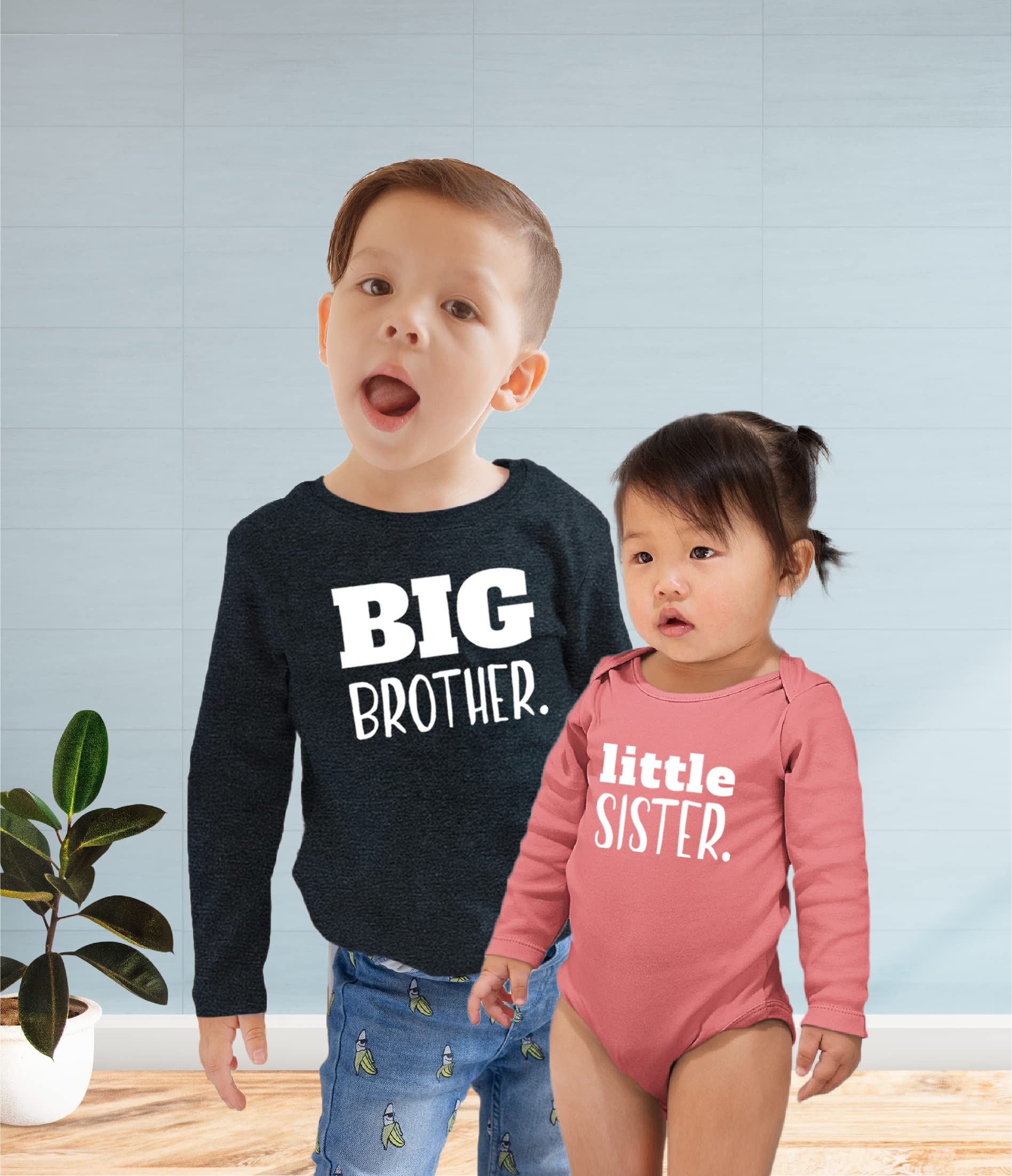 Unordinary Toddler Big Brother Little Sister Outfits brother sister Sibling Matching Baby Newborn Girl Set WEBE CLOTHING