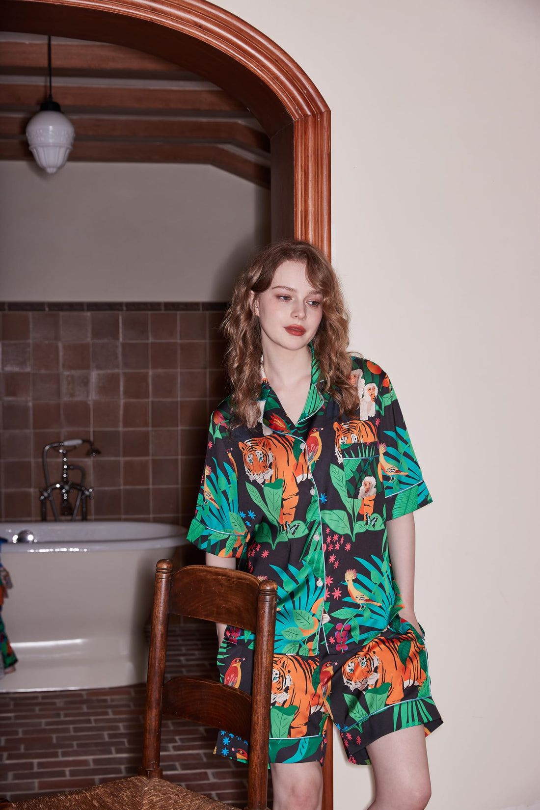 Christmas Pajamas Shorts Silk Pjs Women Satin Pajama Cute Print Tee and Shorts Gift Sleepwear 2 Pieces Loungewear