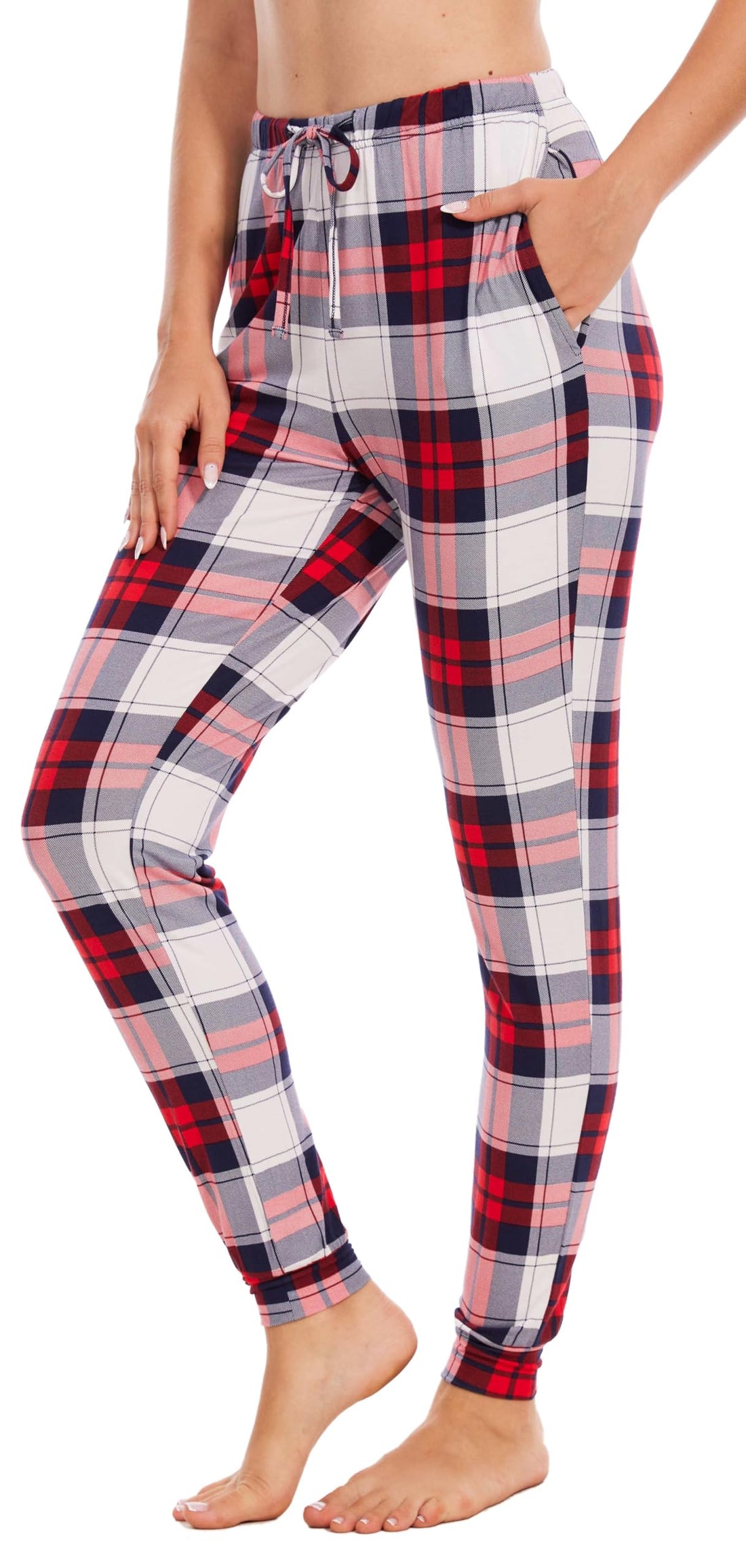 GYS Women's Pajama Pants - Viscose Made from Bamboo, Joggers Pants with Pockets Comfy Lounge Sleep Pants Pj Bottoms