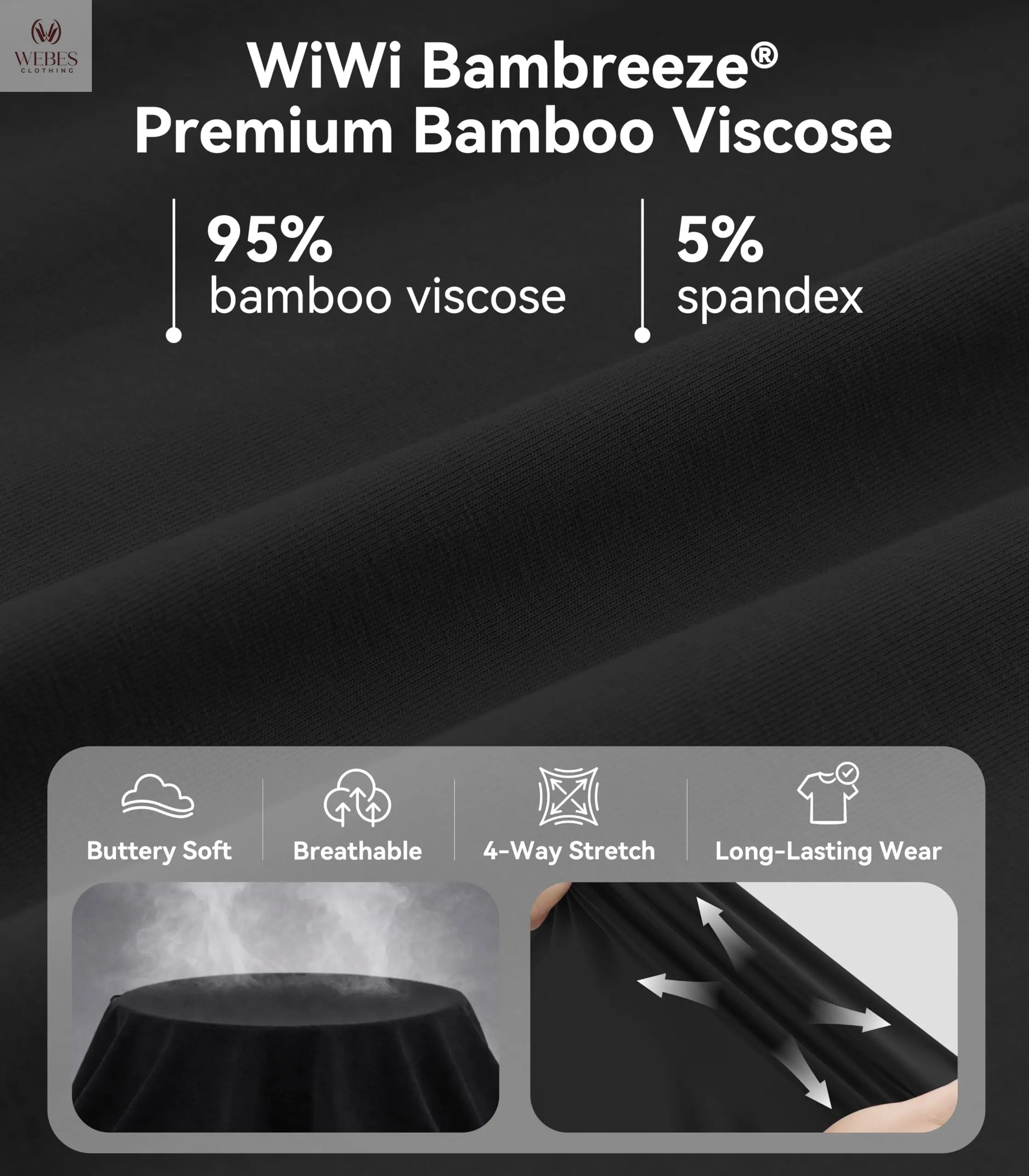 WiWi Bamboo Viscose Shirts for Women, Super Soft Short Sleeve Sleep Pajama Tops, Cooling Satin V Neck Summer Lounge Wear
