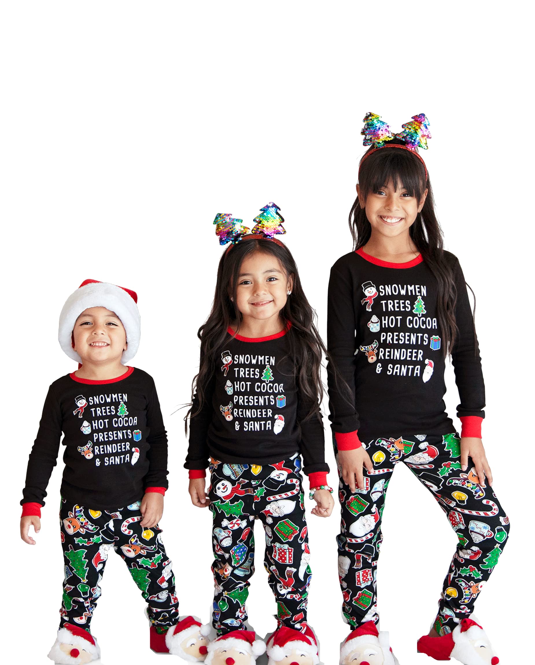 The Children's Place Kids' Family Matching, Festive Christmas Pajama Sets, Cotton WEBE CLOTHING