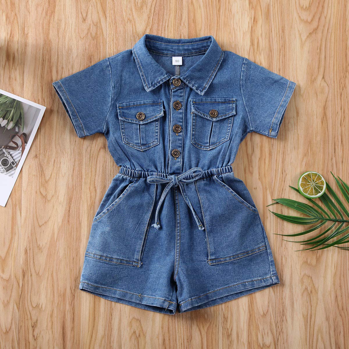 Summer Toddler Girl Jumpsuit Shorts Little Girl Overalls Clothes Baby Jean Romper Jumpsuit One Piece Outfit WEBE CLOTHING