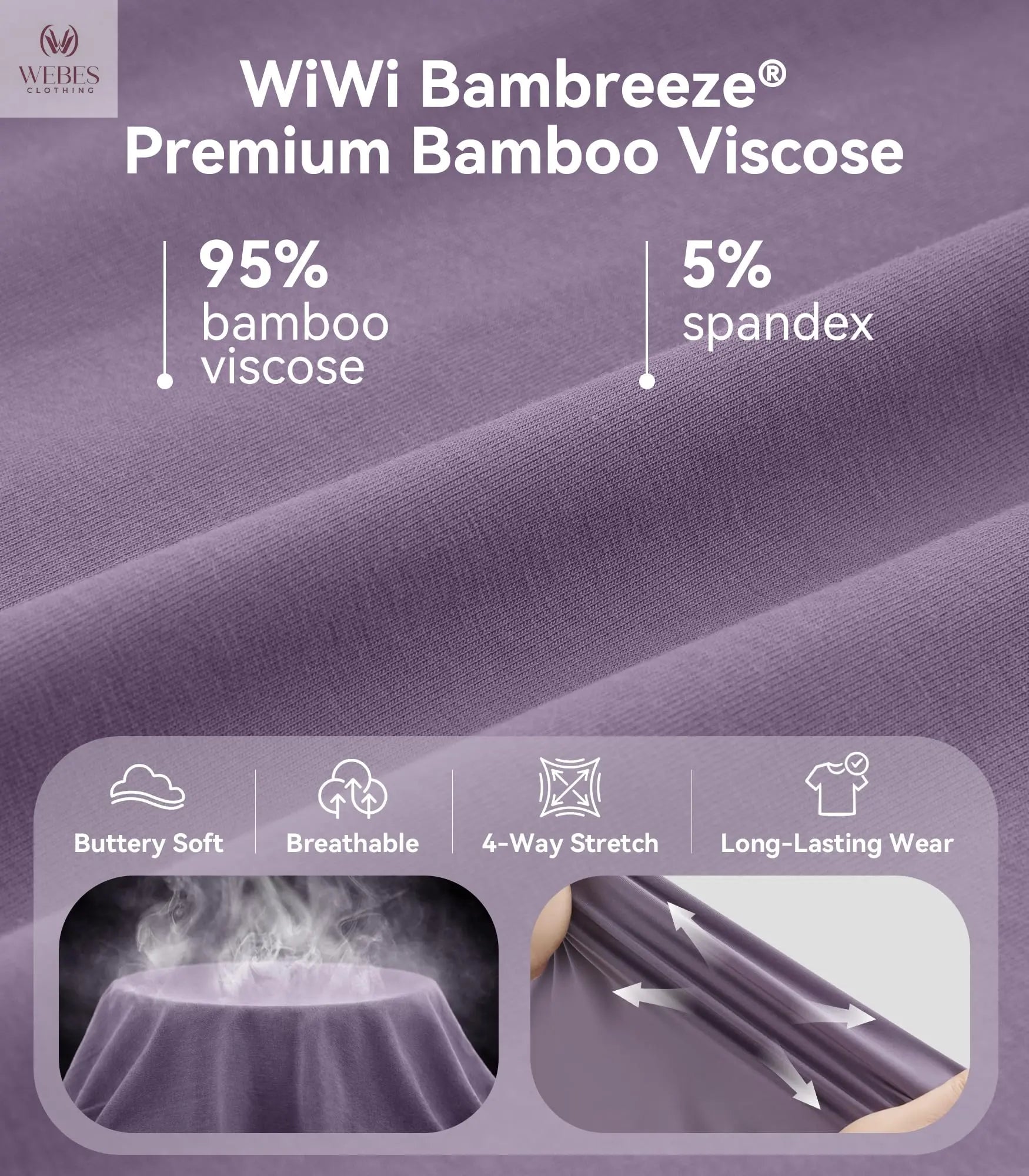 WiWi Bamboo Viscose Shirts for Women, Super Soft Short Sleeve Sleep Pajama Tops, Cooling Satin V Neck Summer Lounge Wear