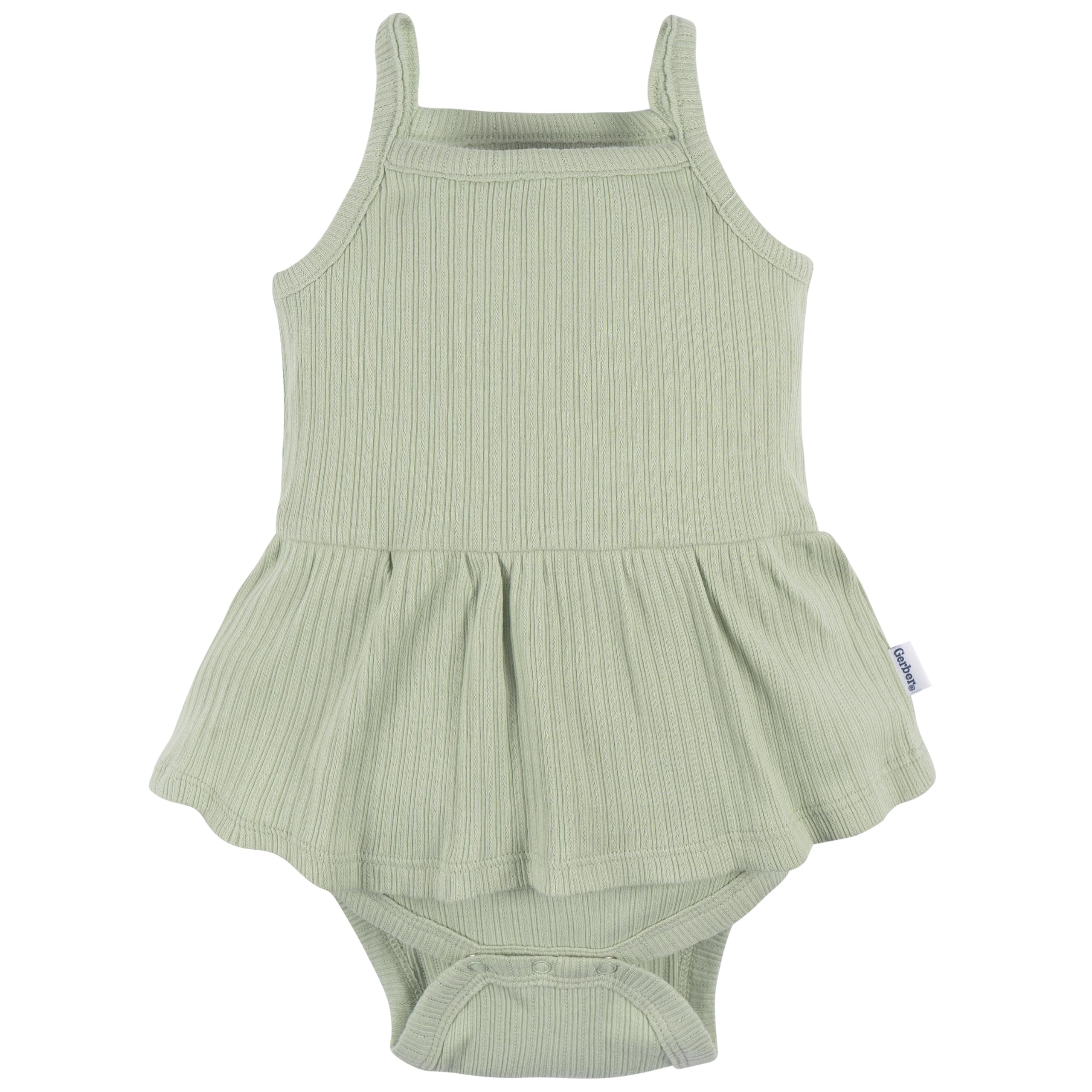 Gerber Baby Girls Multi-Pack Sleeveless Onesies Bodysuit WEBE CLOTHING
