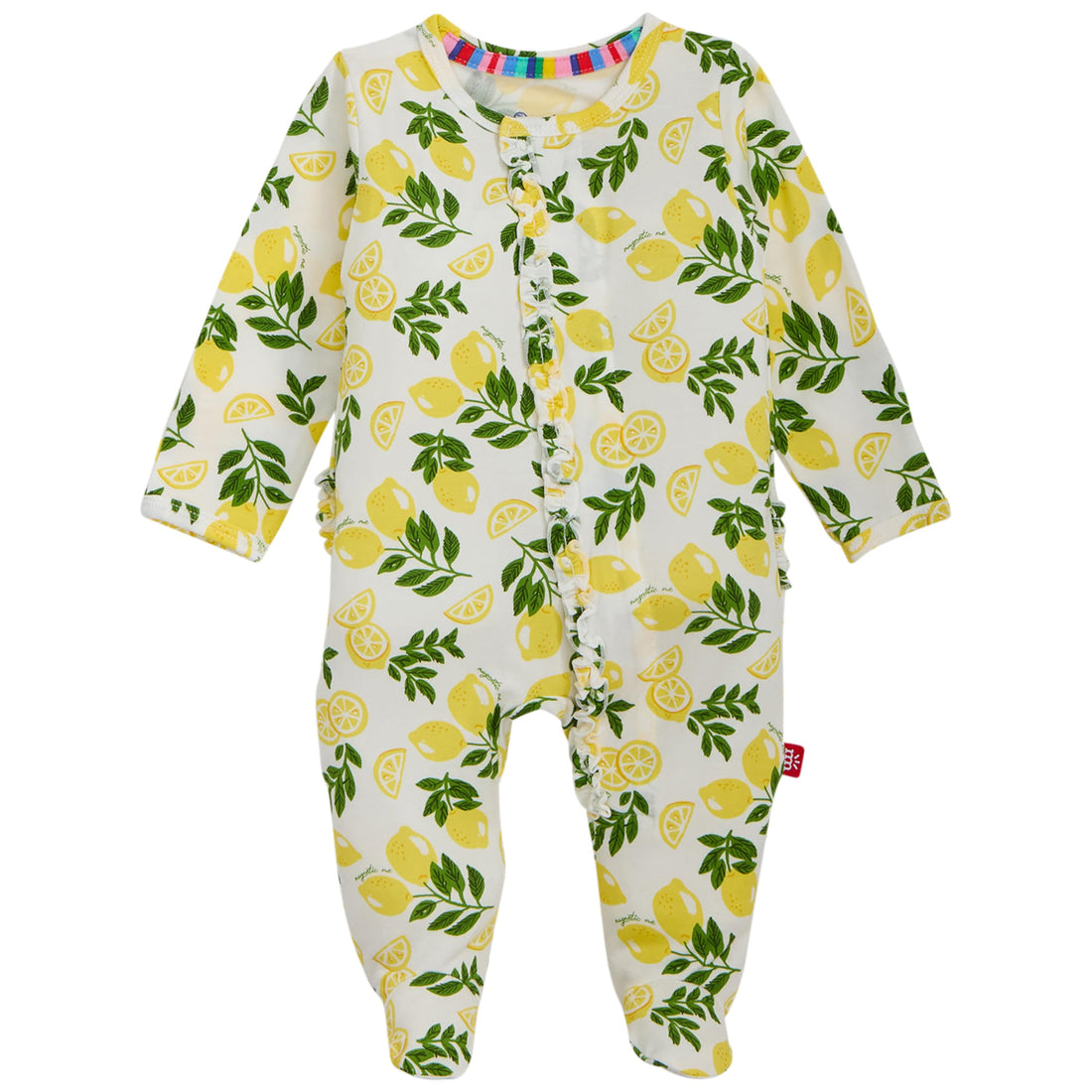 Magnetic Me Girls Modal Magnetic Baby Footie Pajamas | Silky Soft Modal Fabric | Baby Sleepers Available Sizes PRE - 24M WEBE CLOTHING