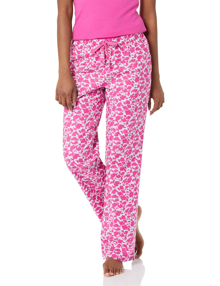 Amazon Essentials Women's Relaxed-Fit Brushed Flannel Pajama Sleep Pant with Drawstring
