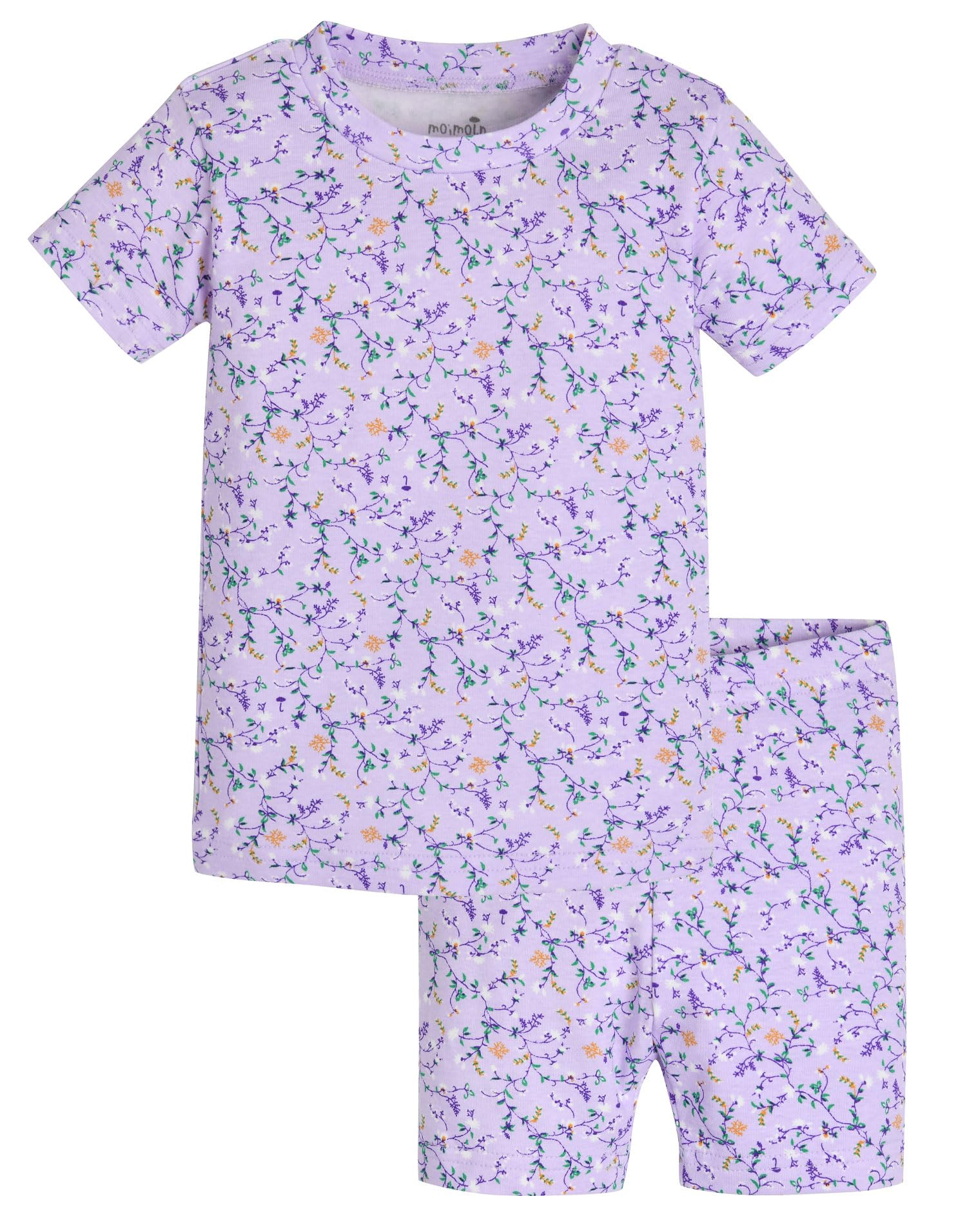 moimoln 6M-8Y Baby Toddler Pajamas Cotton Blend Summer PJs Short Sleeve Snug Fit WEBE CLOTHING