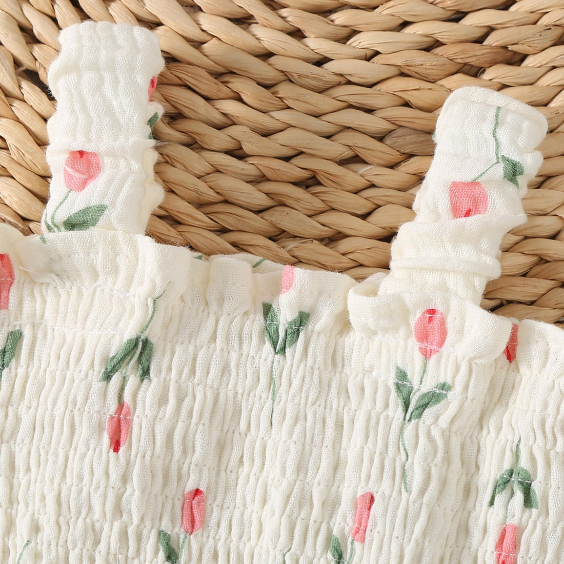 Mubineo Baby Girl Clothes Summer Dress Cotton Linen Romper Sleeveless Smocked Rompers Sun Dress Hat Skirt Boho Outfits WEBE CLOTHING