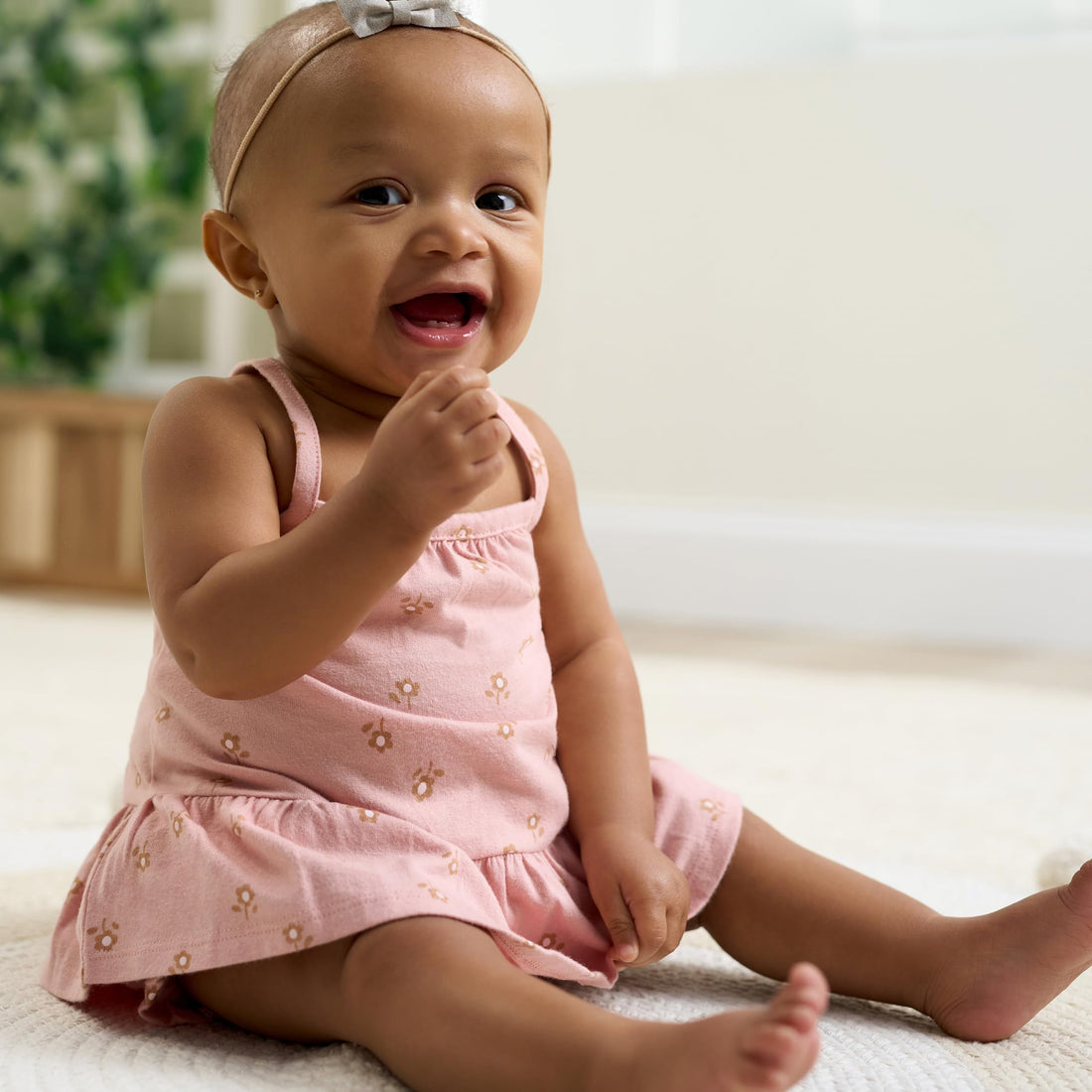 Gerber Baby Girls' Sleeveless Tunic Top and Diaper Cover Set WEBE CLOTHING