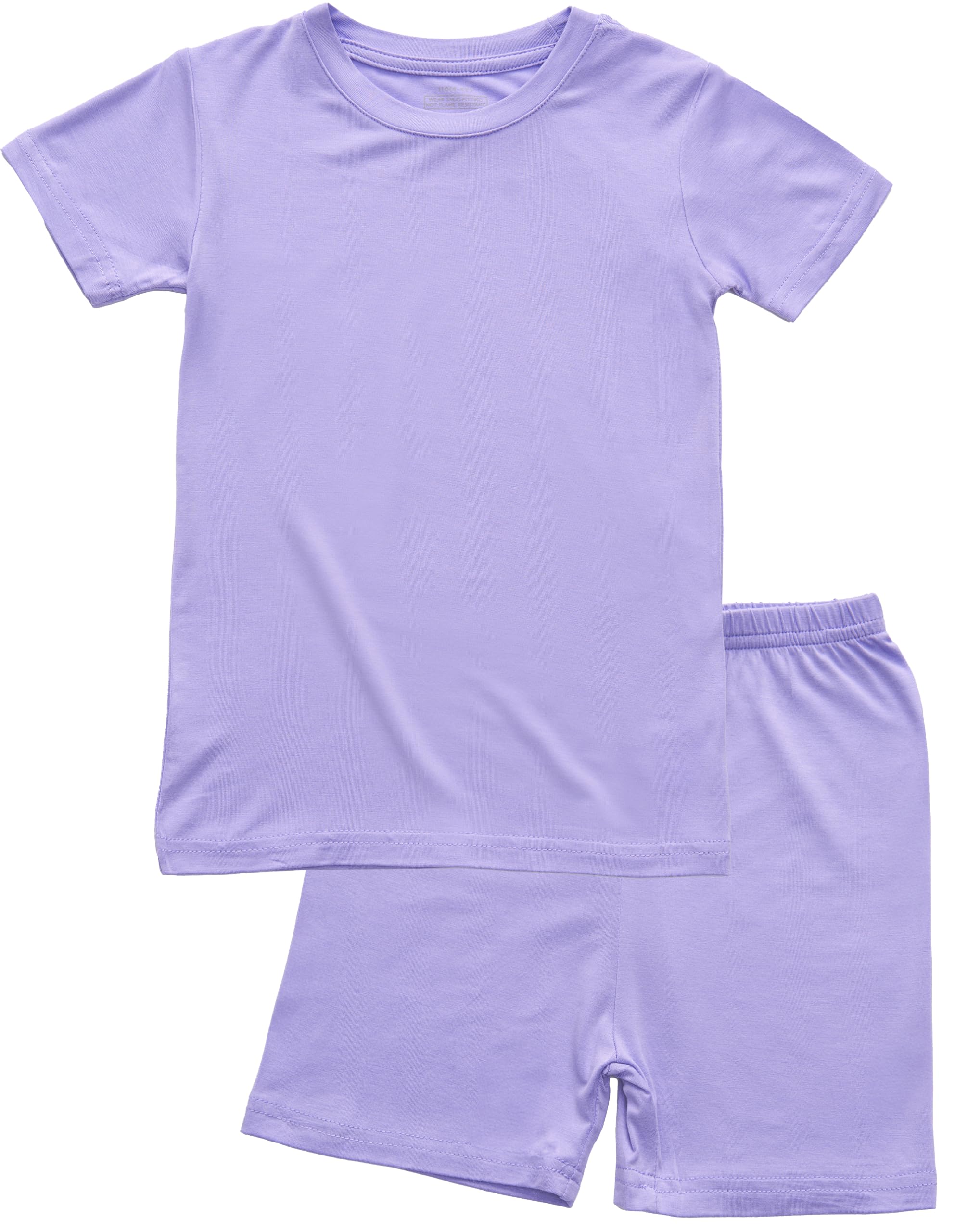 BABY 2T-10Y Toddler Kids Girls Boys Soft Comfy 2pcs Set Short Sleeve Shirts and Pants Sets
