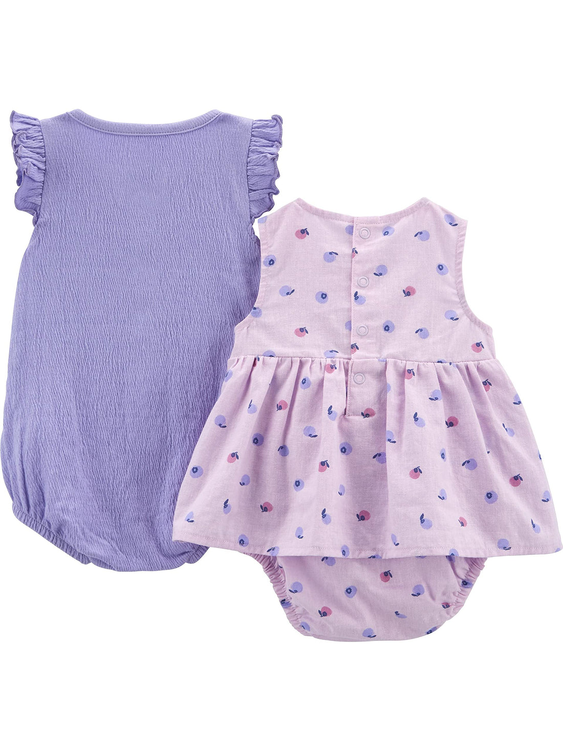 Simple Joys by Carter's Baby Girls' 2-pack Sleeveless Rompers WEBE CLOTHING