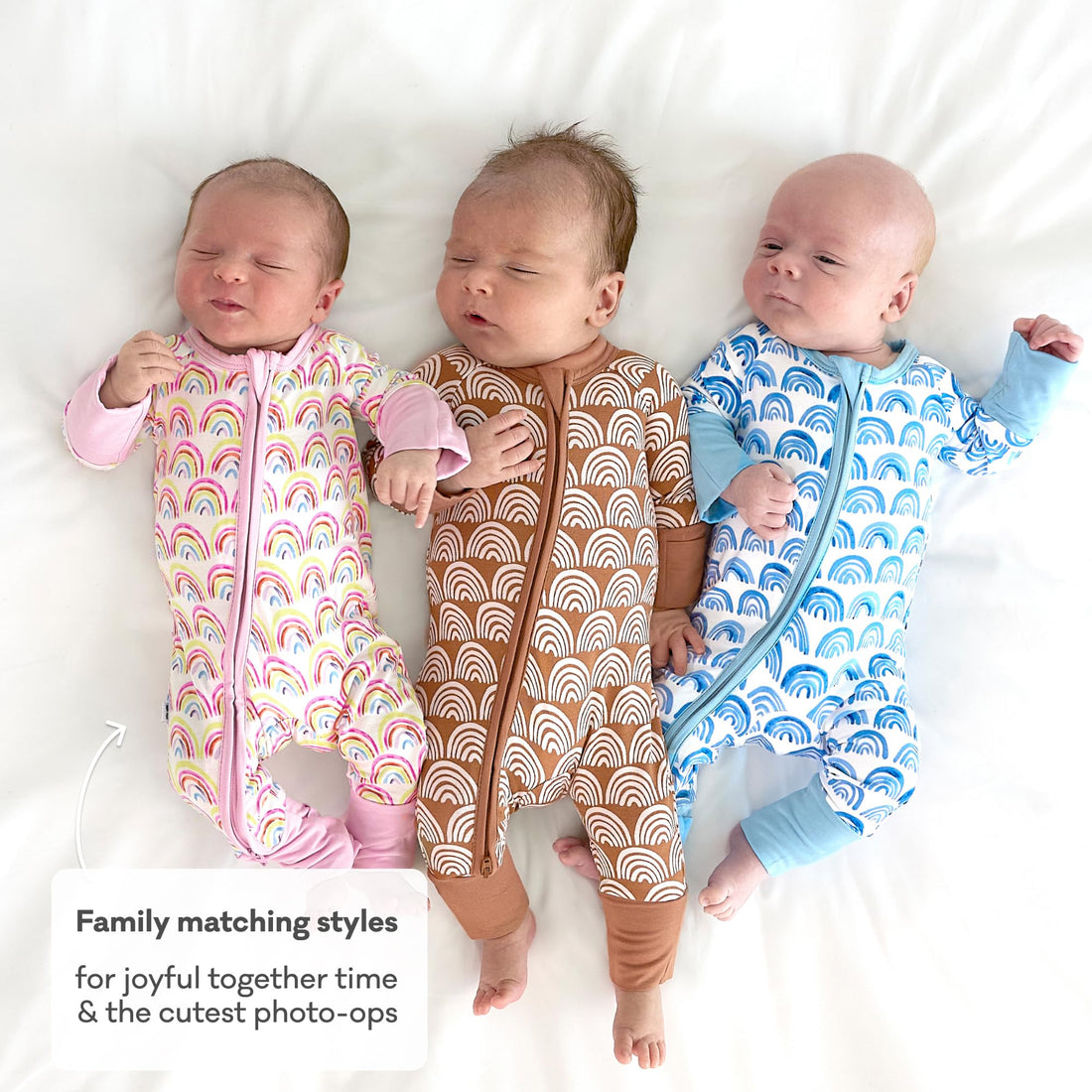 Little Sleepies Pajamas for Baby Boys & Girls, Viscose from Bamboo Baby Pajamas, Snug Sleeper, 2-Way Zipper, Micropreemie