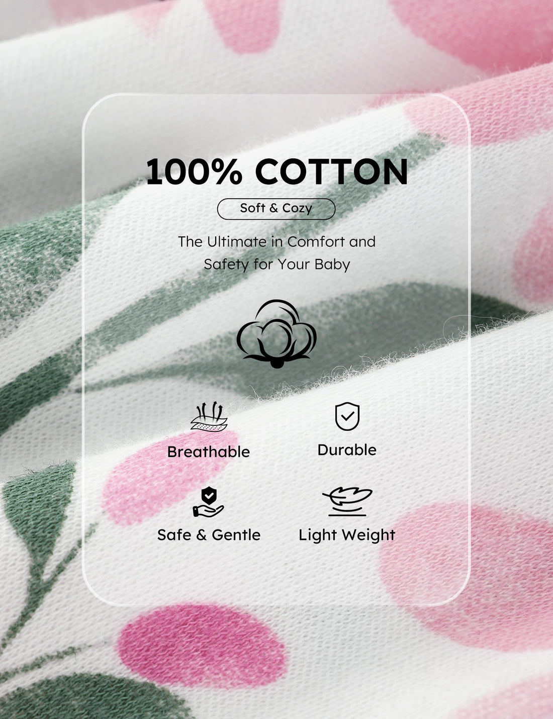 Yoofoss Baby Pajamas 100% Organic Cotton Baby Sleepers for Newborn 0-3 3-6 6-9 Months Boys Girl Clothes 3pcs Footed PJs