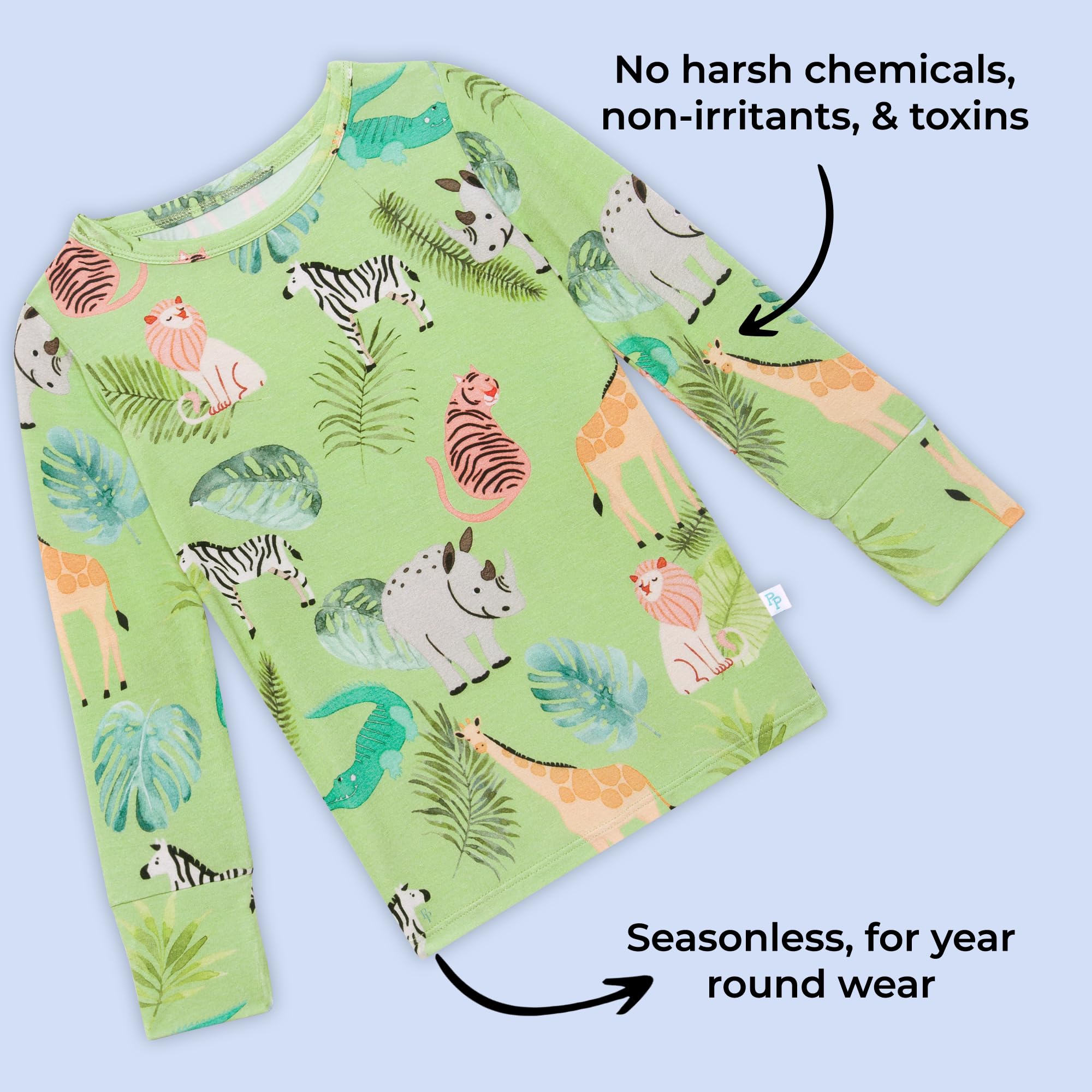 Posh Peanut Boys Pajamas - PJs for Kids Made of Soft Viscose from Bamboo, Long Sleeve Toddler PJs & Matching Boys Pajama Sets WEBE CLOTHING
