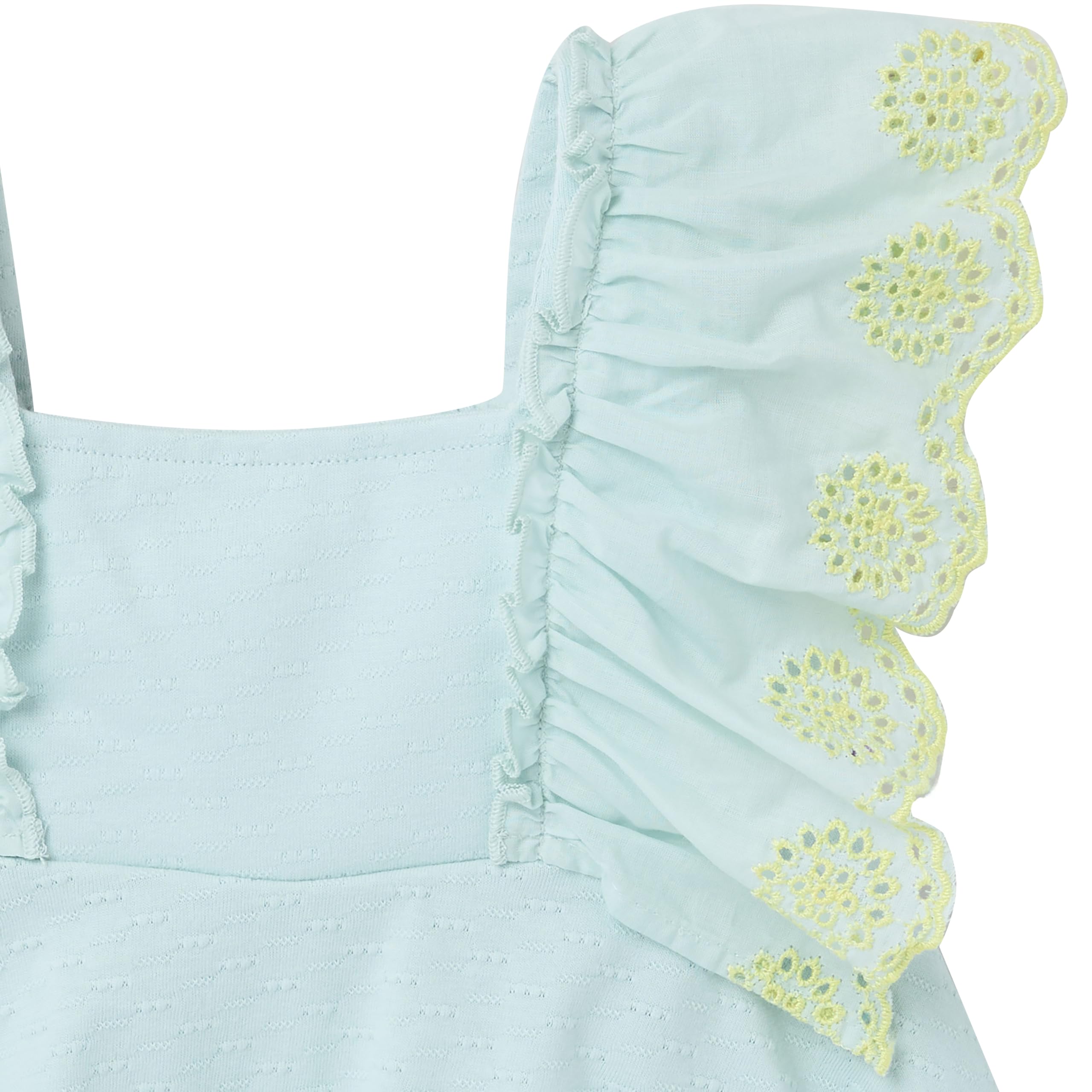 Modern Moments by Gerber Baby Girls' 2-piece Gauze Top & Short Set WEBE CLOTHING