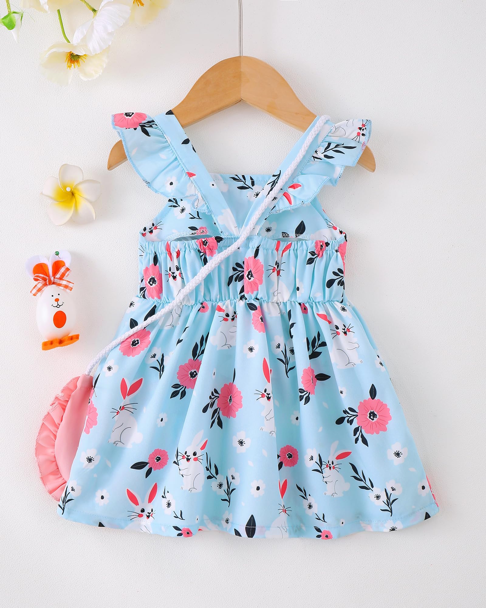 Mioglrie Baby Girl Clothes Newborn Dress Summer Toddler Girls' Clothing Casual Sundress with Cute Bag Infant Outfits WEBE CLOTHING