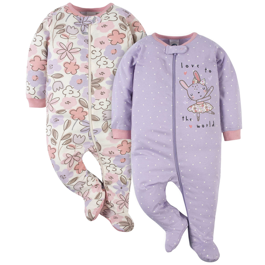 Gerber Baby Girls 2-Pack Sleep ‘N Play