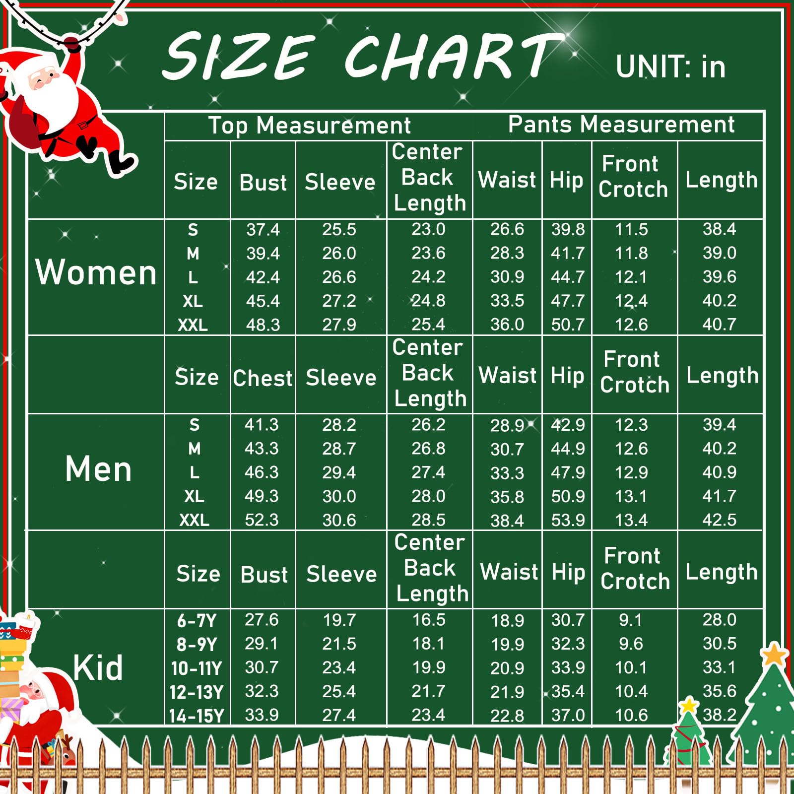 Ekouaer Family Christmas Pajamas Matching Sets Long Sleeve Couple Pjs Holiday Sleepwear Soft Loungewear with Pockets