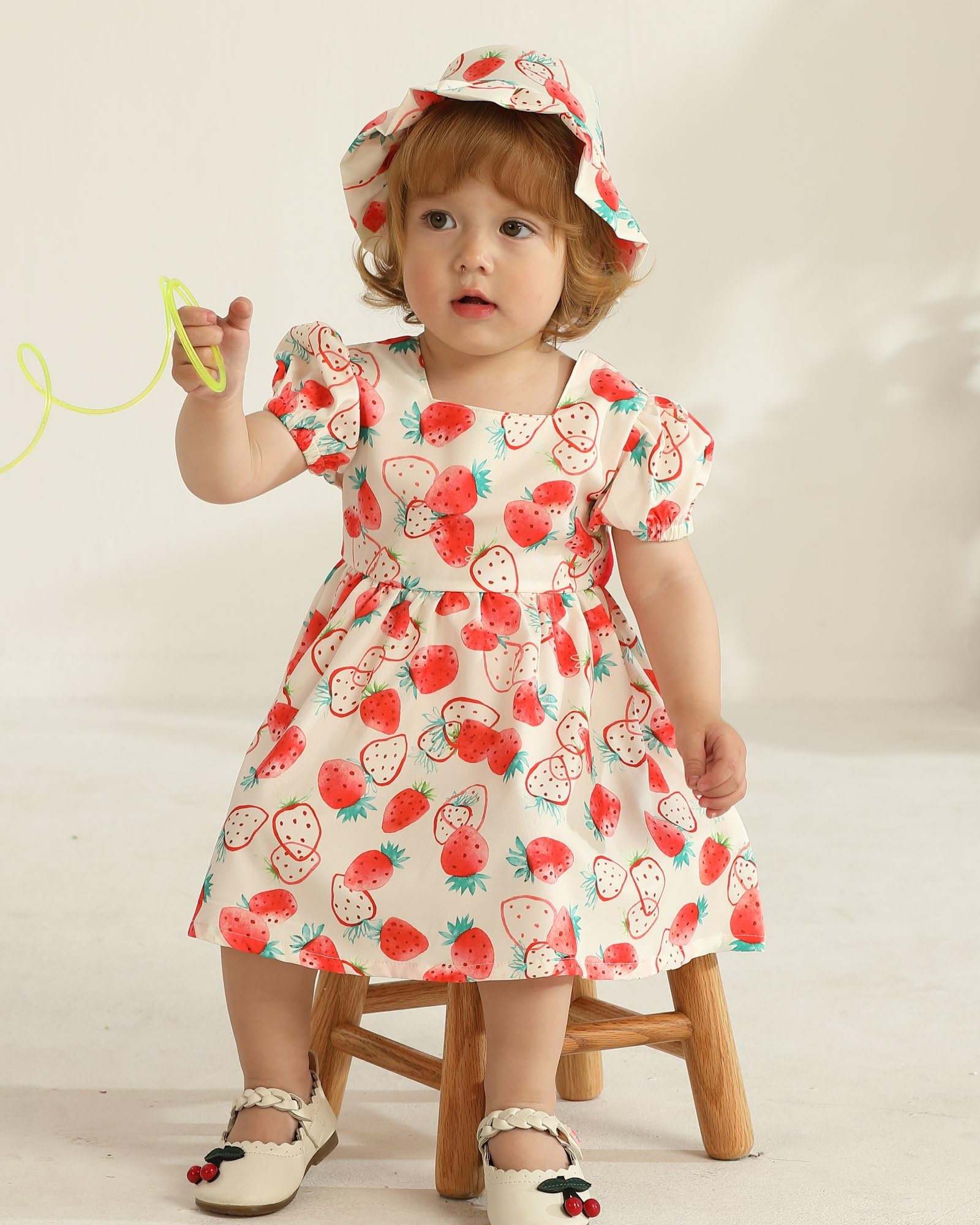 sweetabby Toddler Baby Girl Dresses Summer Clothes Boho Short Sleeve Dress Ruffle Infant Sundress Cute Girls Outfit WEBE CLOTHING