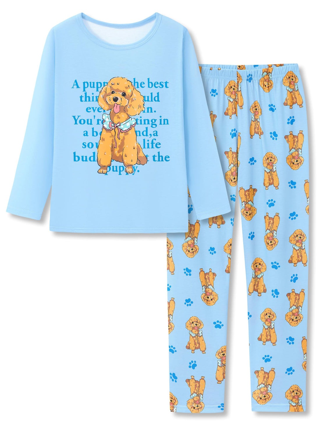 Tebbis Trendy Tie Dye Spiral Pajamas for Girls 2-Piece Soft Long Sleeve & Pants PJ Set Jammies Size 6-18