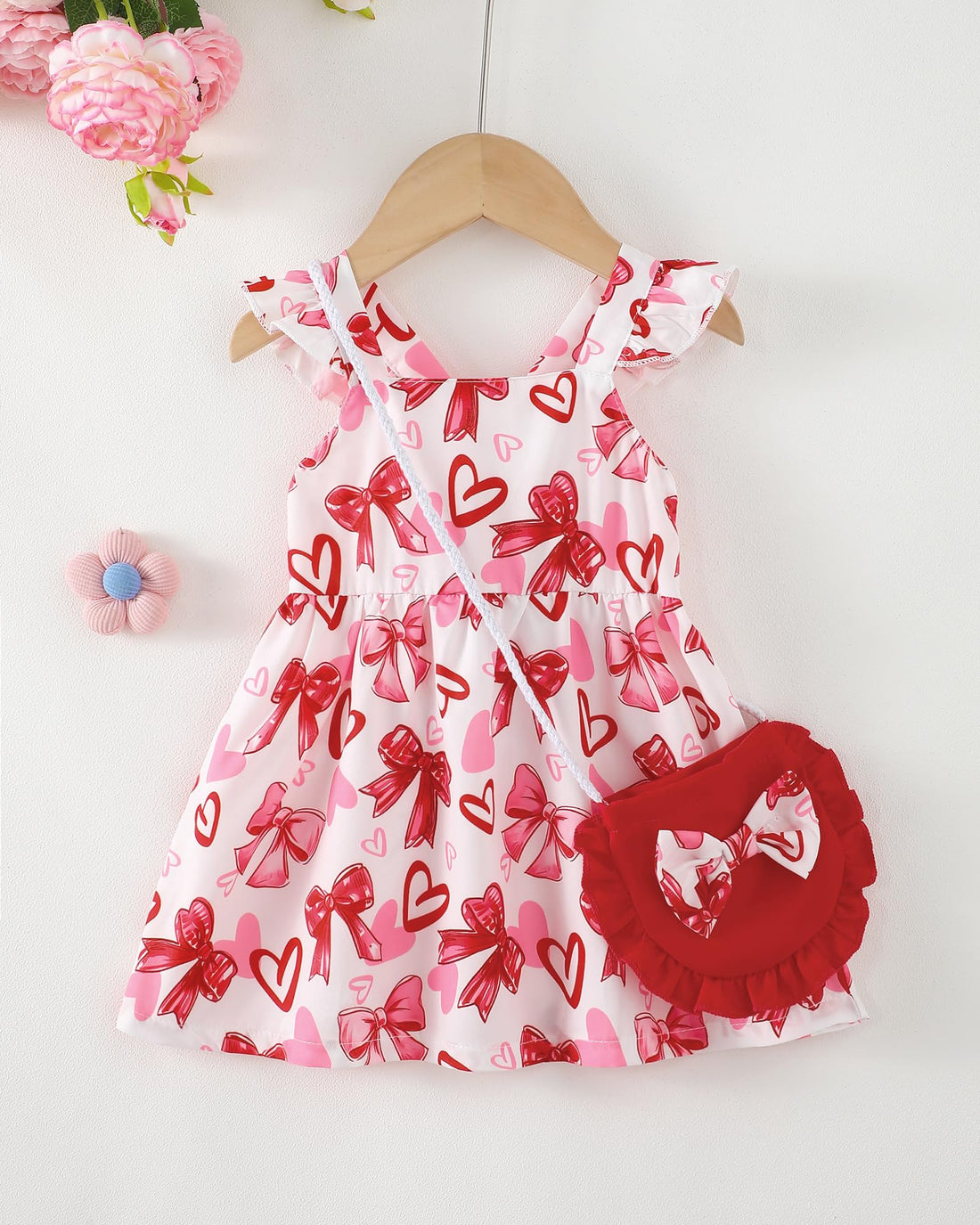 Mioglrie Baby Girl Clothes Newborn Dress Summer Toddler Girls' Clothing Casual Sundress with Cute Bag Infant Outfits WEBE CLOTHING